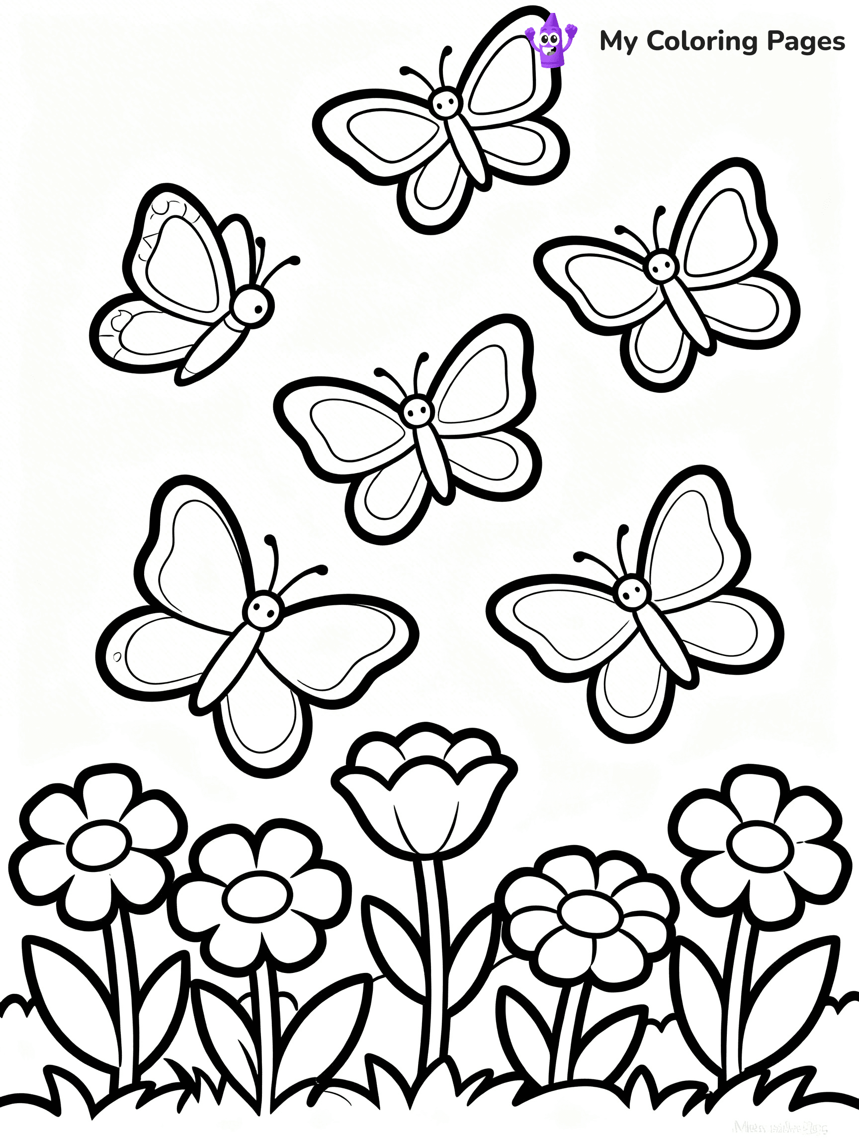 Nature Coloring Pages for Kids - 60