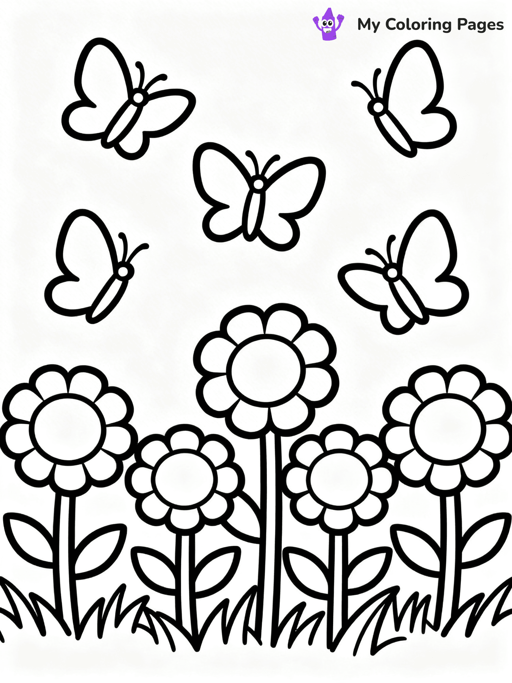Nature Coloring Pages for Kids - 59
