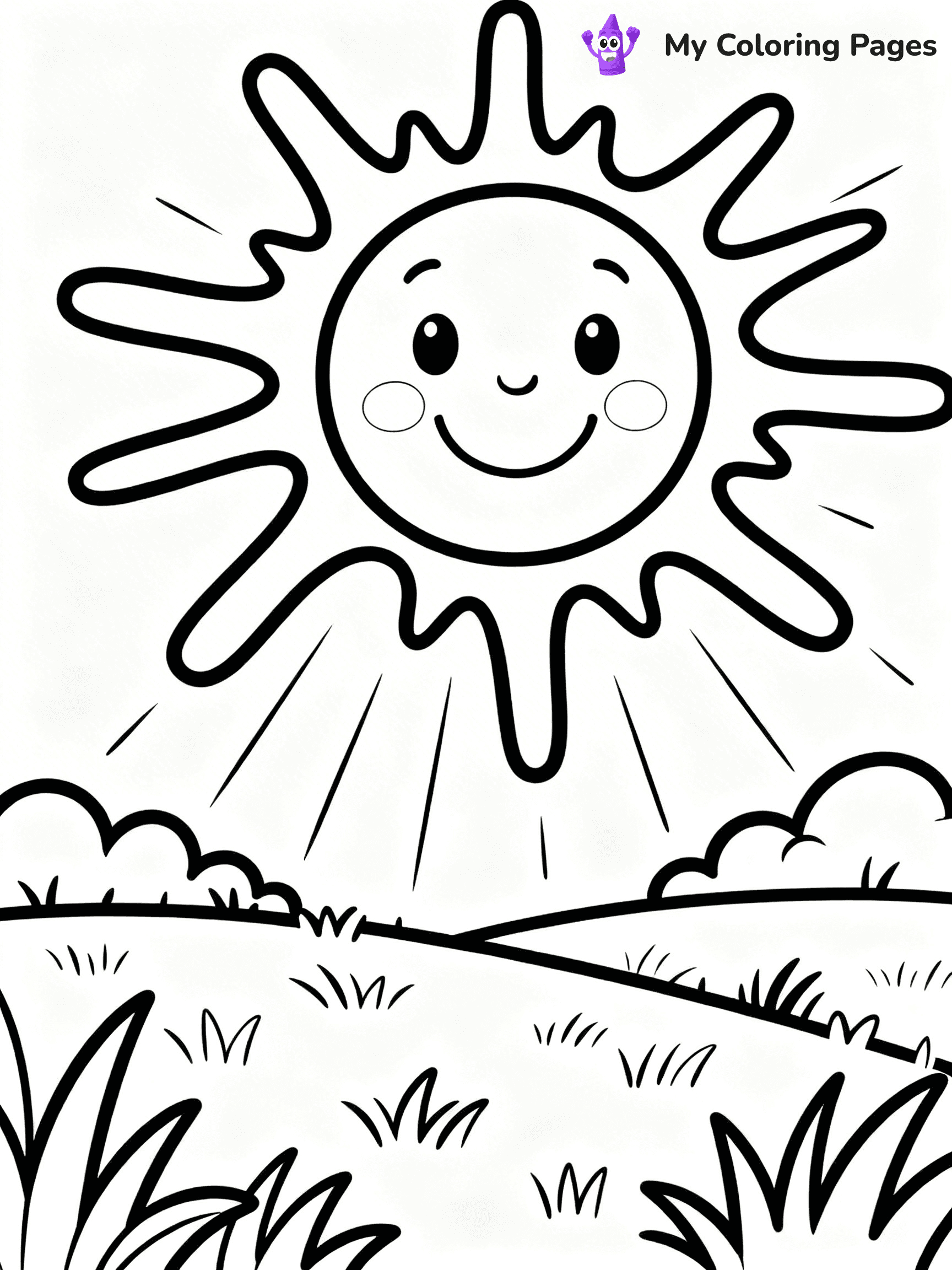 Nature Coloring Pages for Kids - 34