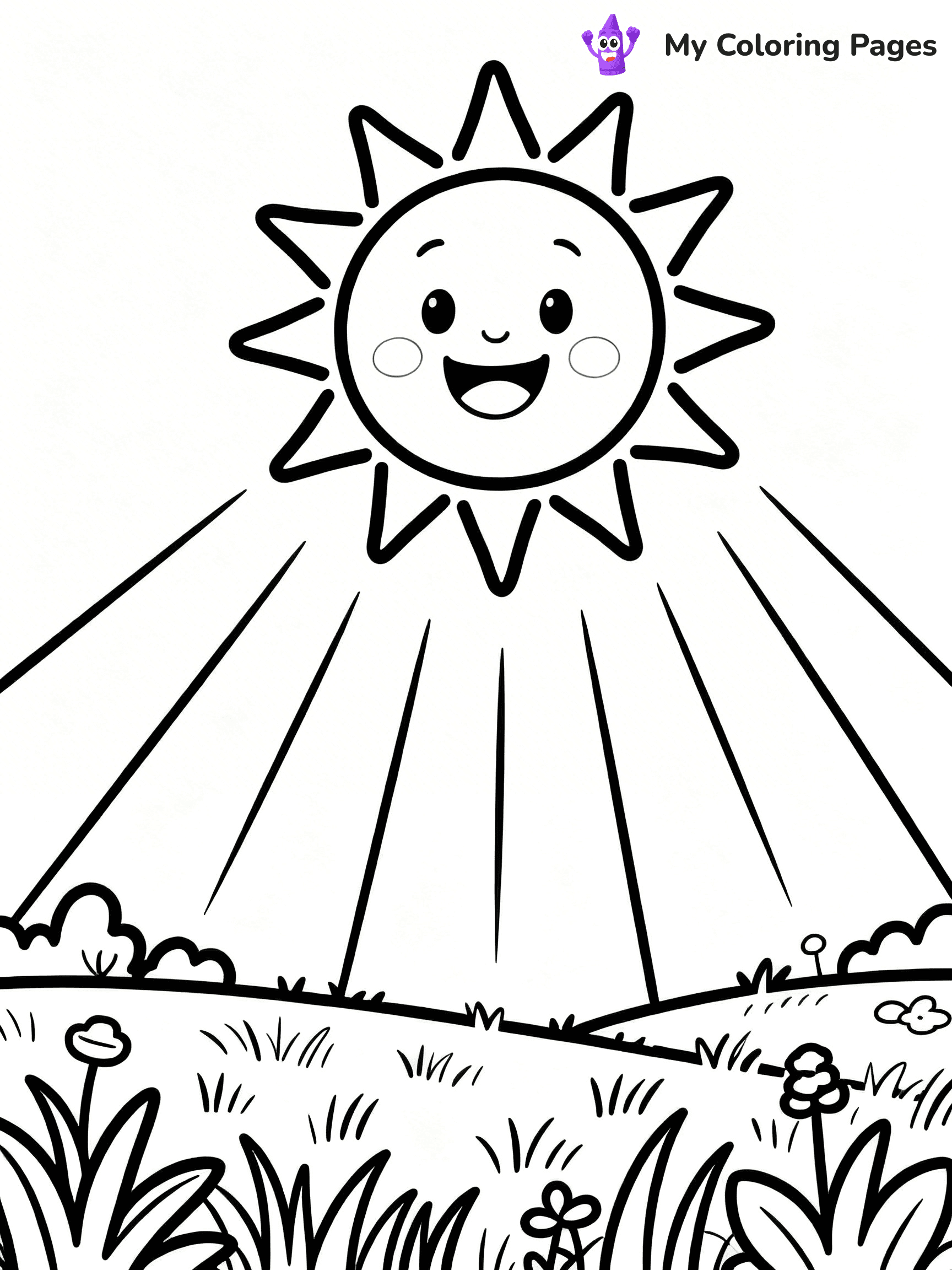 Nature Coloring Pages for Kids - 33