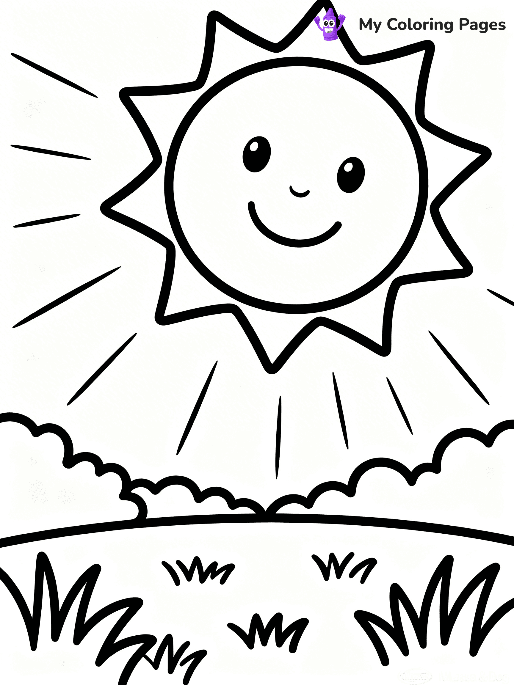 Nature Coloring Pages for Kids - 30