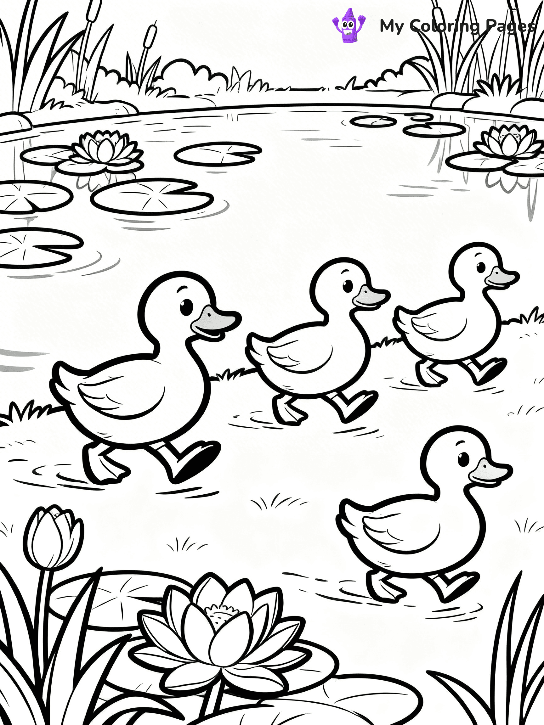Nature Coloring Pages for Kids - 17