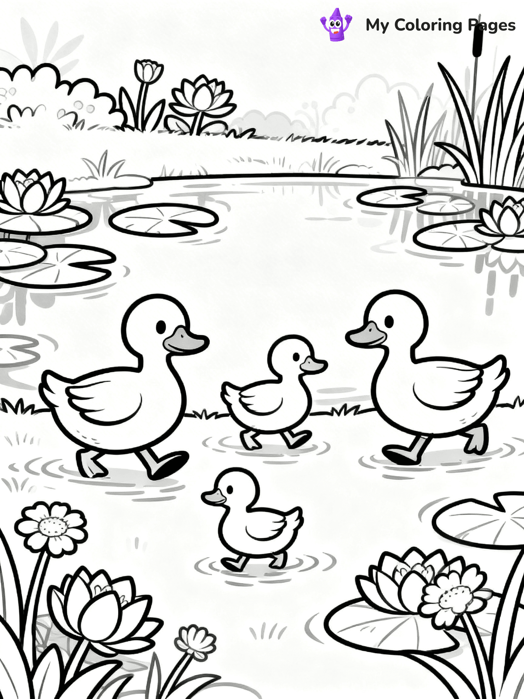 Nature Coloring Pages for Kids - 16