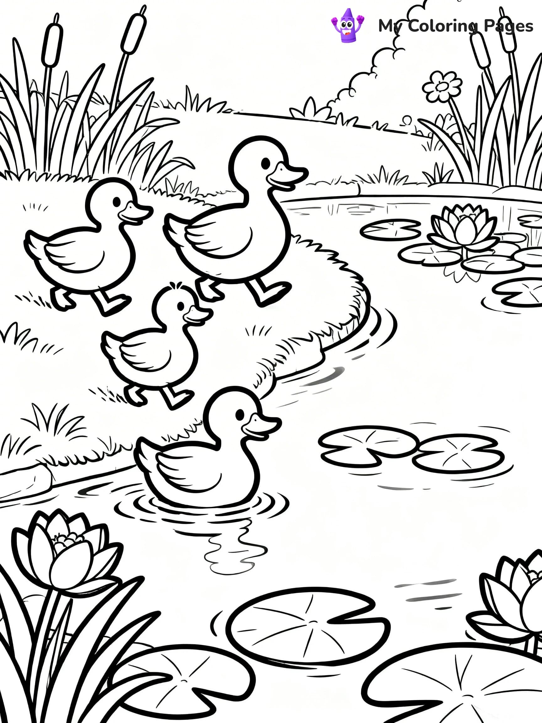 Nature Coloring Pages for Kids - 14