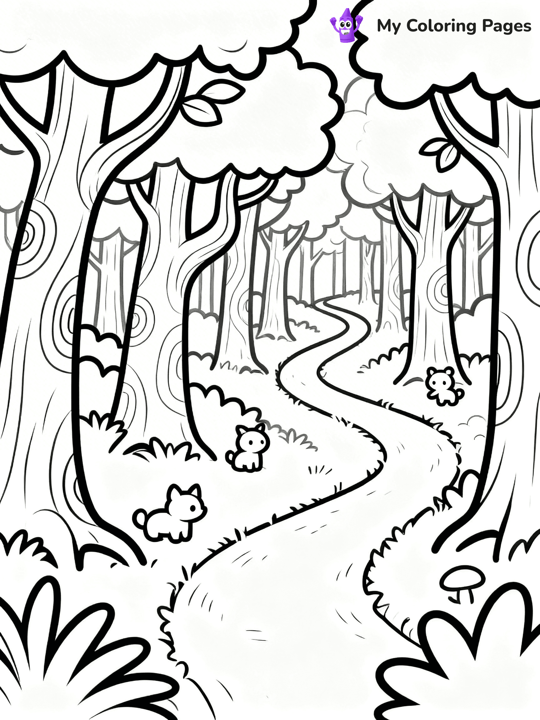 Nature Coloring Pages for Kids - 11