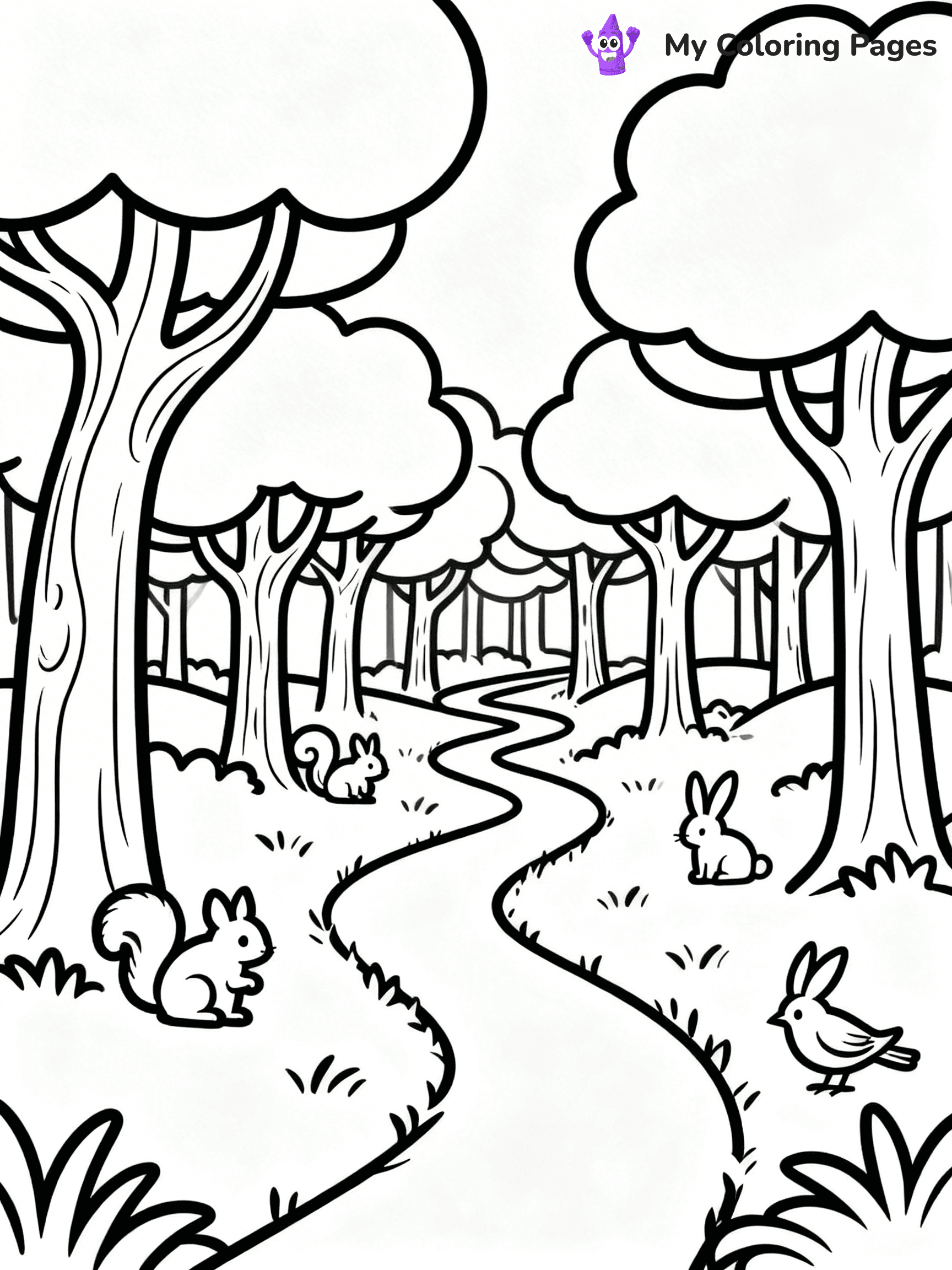 Nature Coloring Pages for Kids - 9