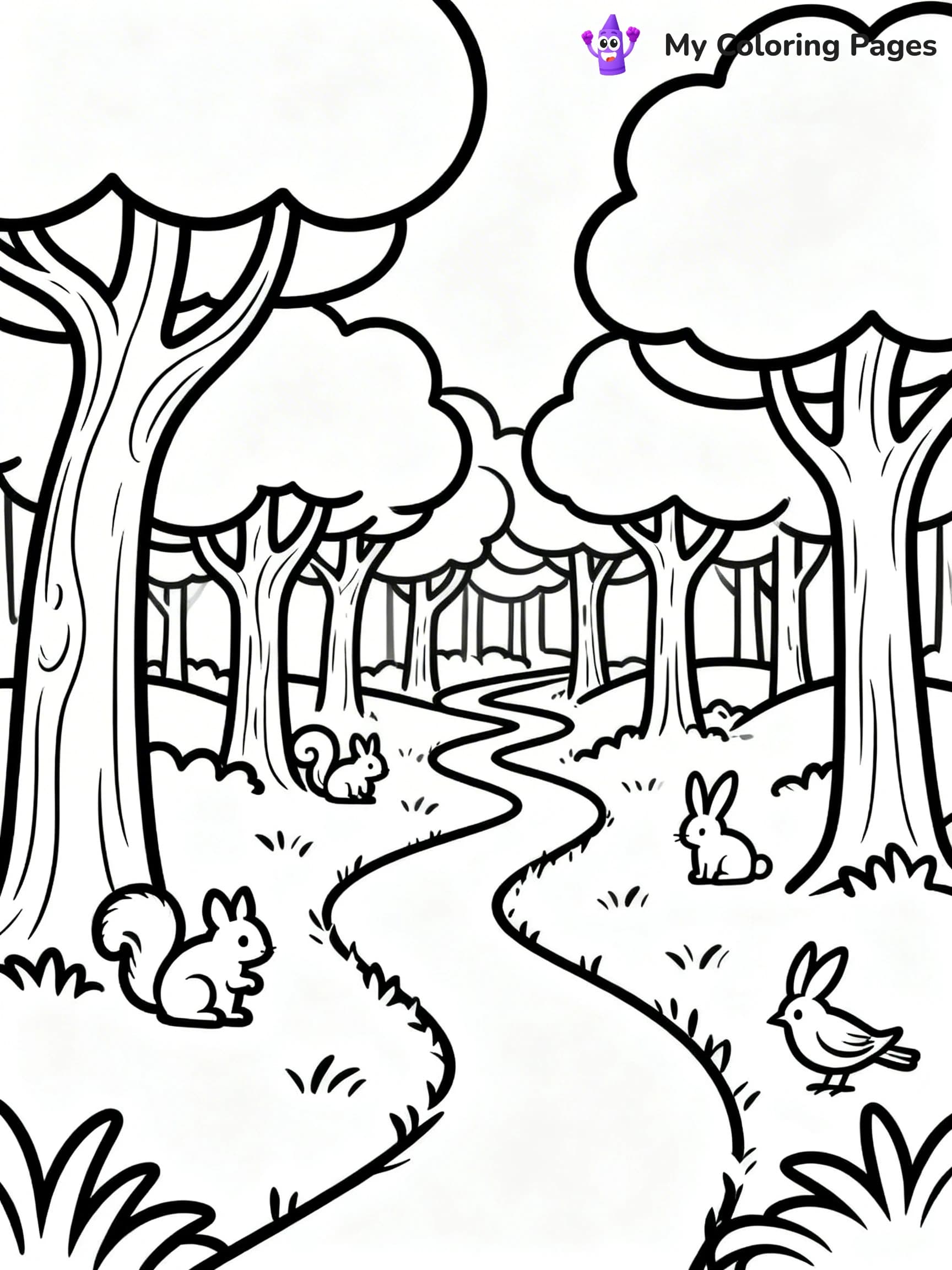 Nature Coloring Pages for Kids - 9