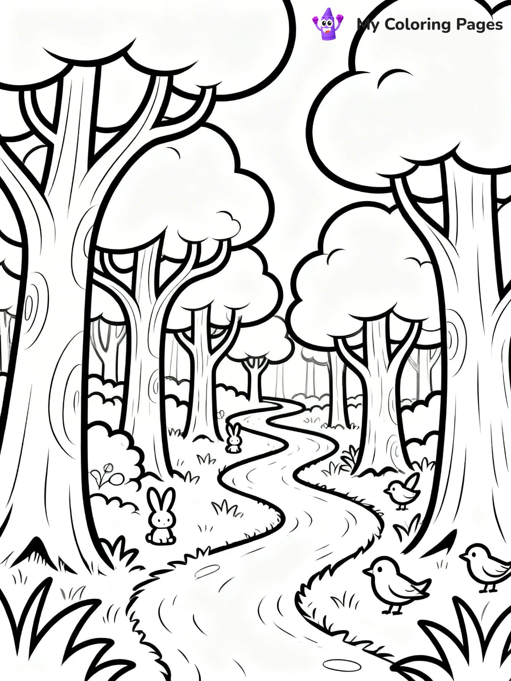 Nature Coloring Pages for Kids - 8