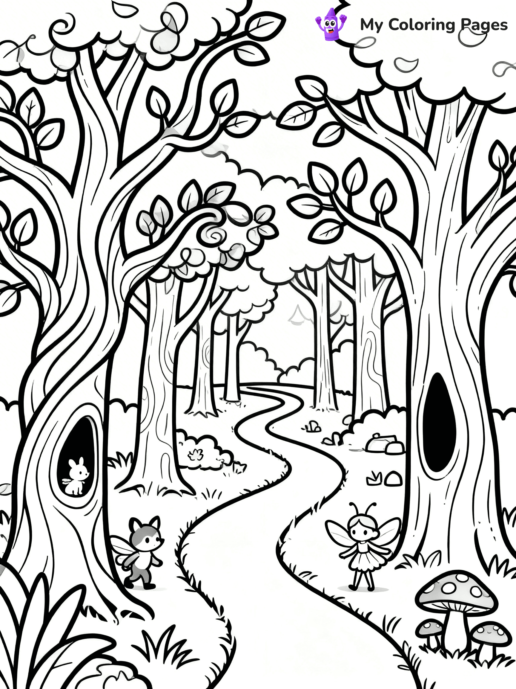 Nature Coloring Pages for Kids - 7