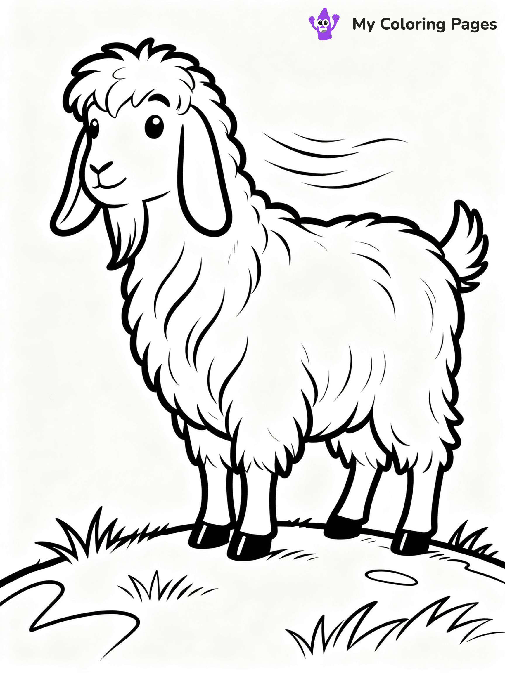Goat Coloring Pages - 40