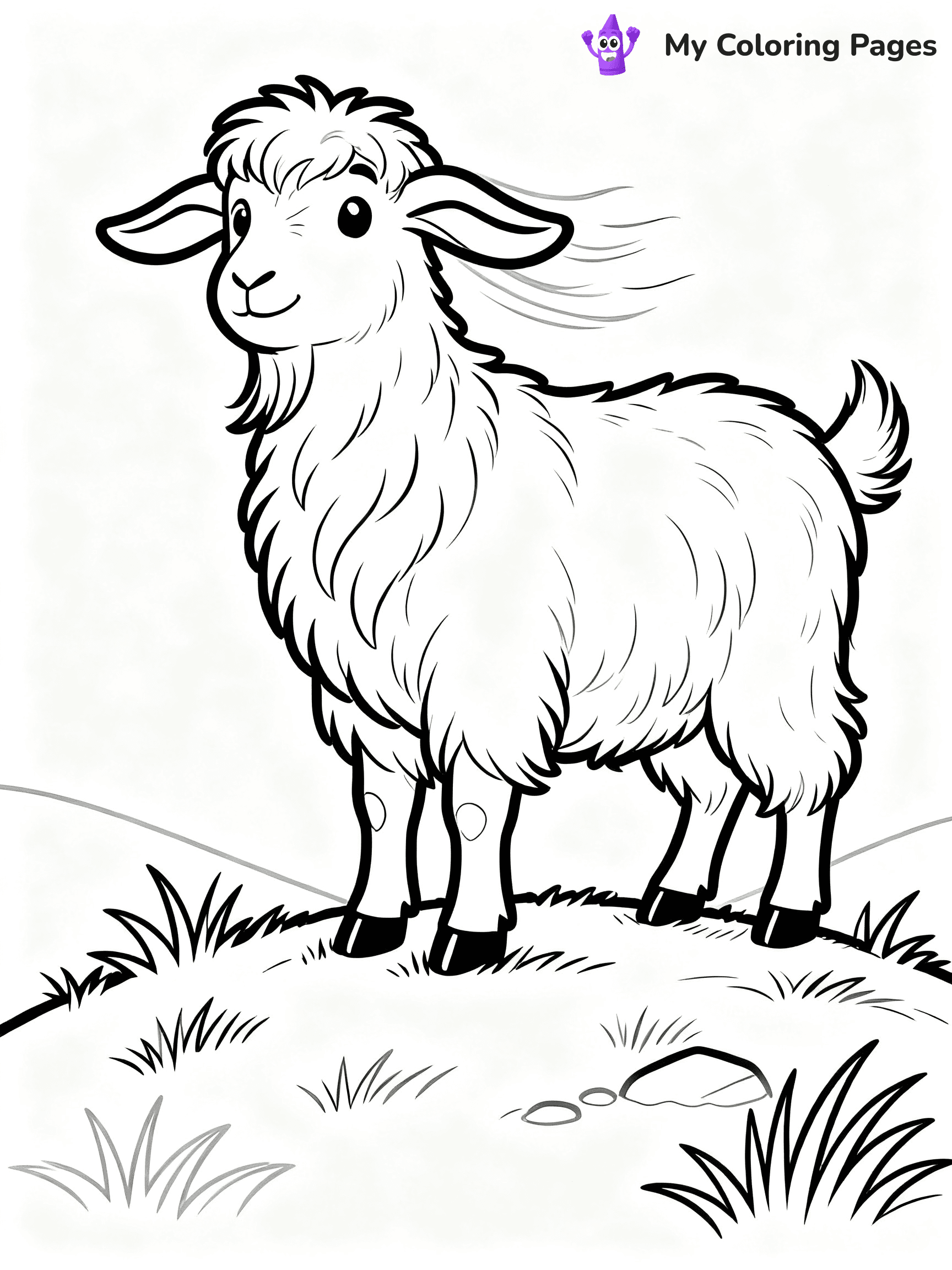 Goat Coloring Pages - 38