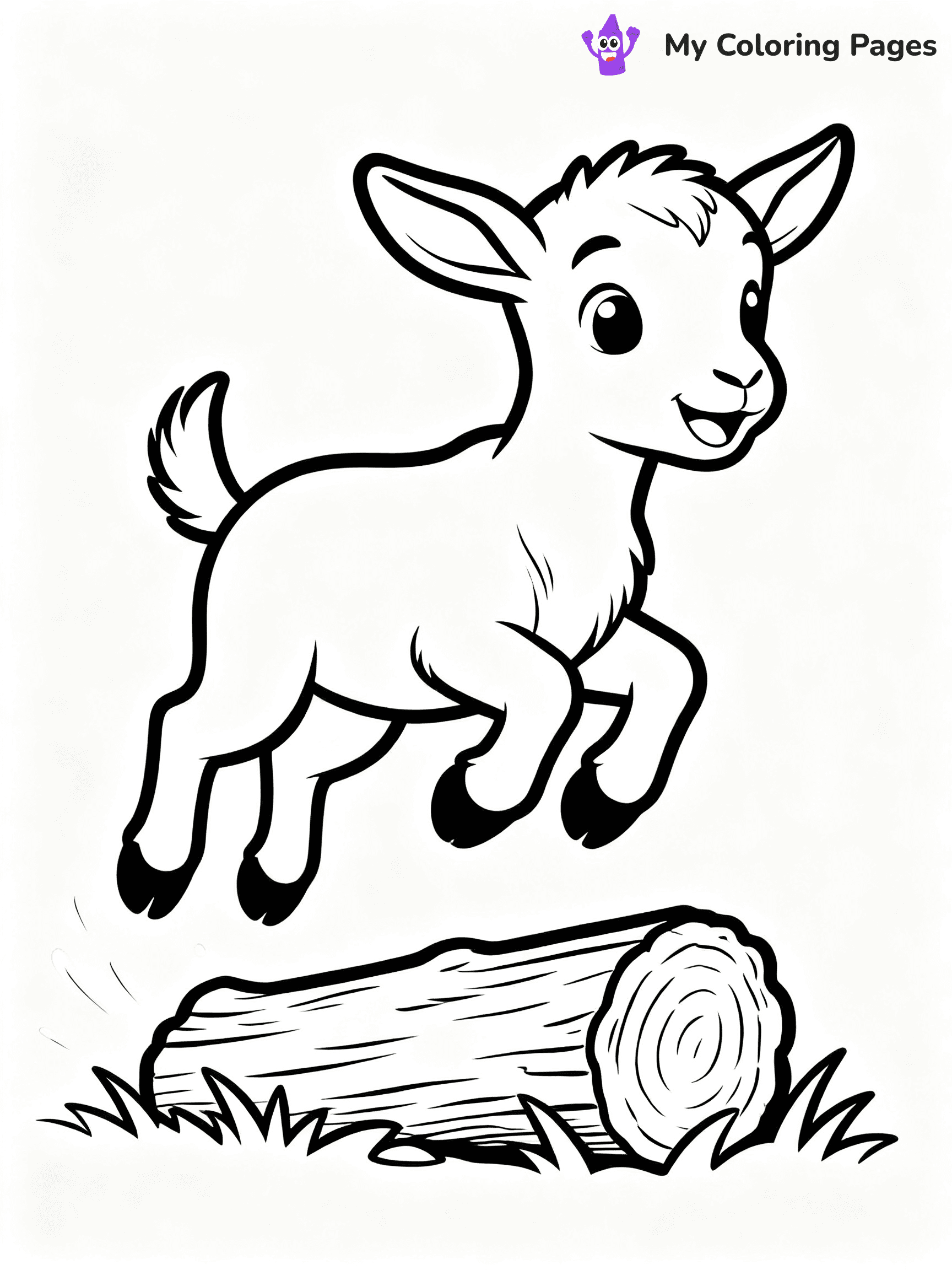 Goat Coloring Pages - 35