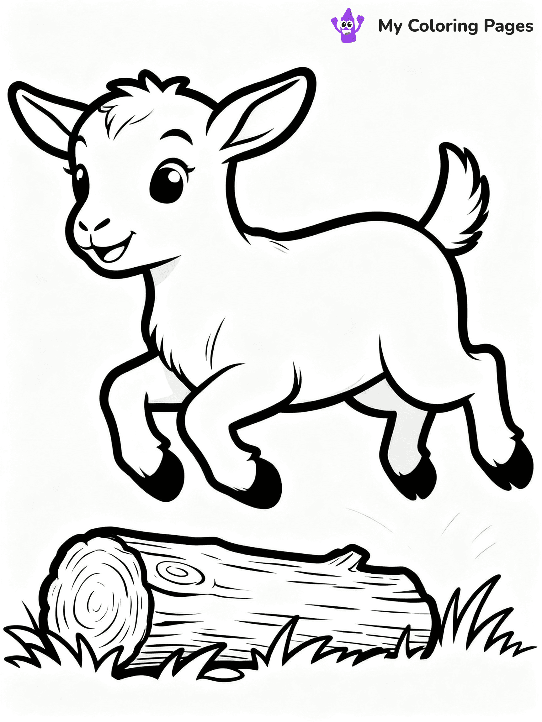 Goat Coloring Pages - 34