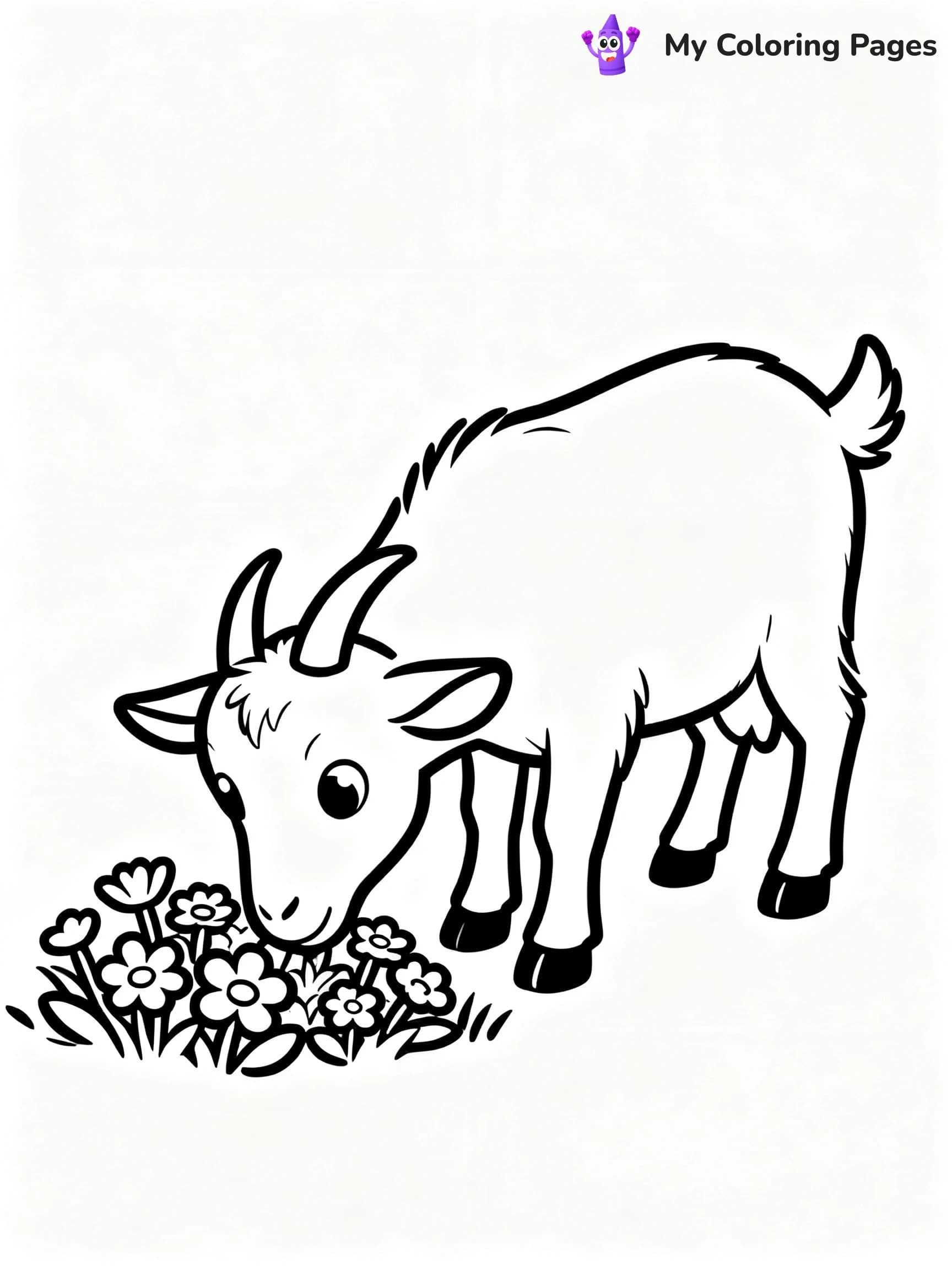 Goat Coloring Pages - 22