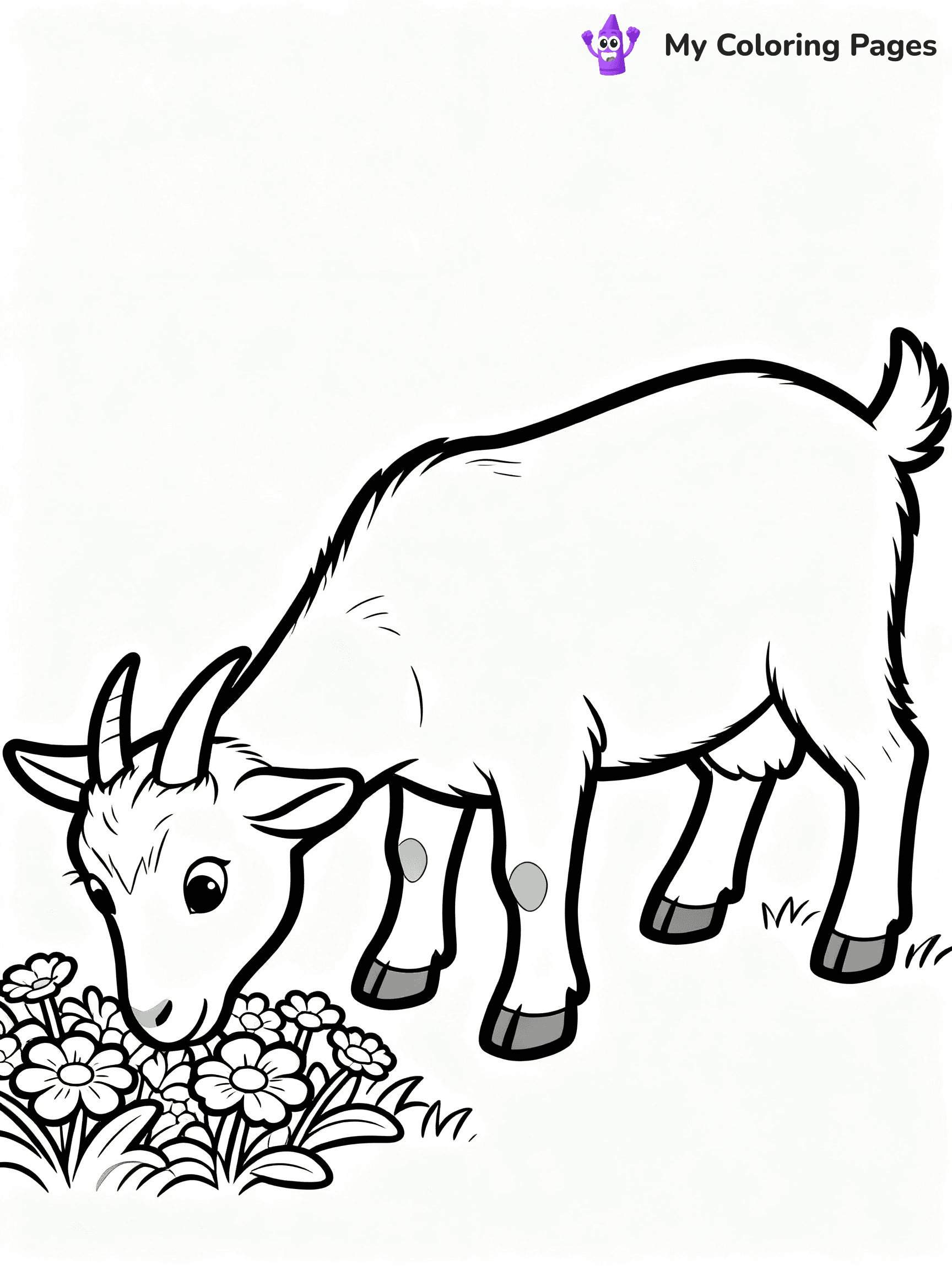 Goat Coloring Pages - 21