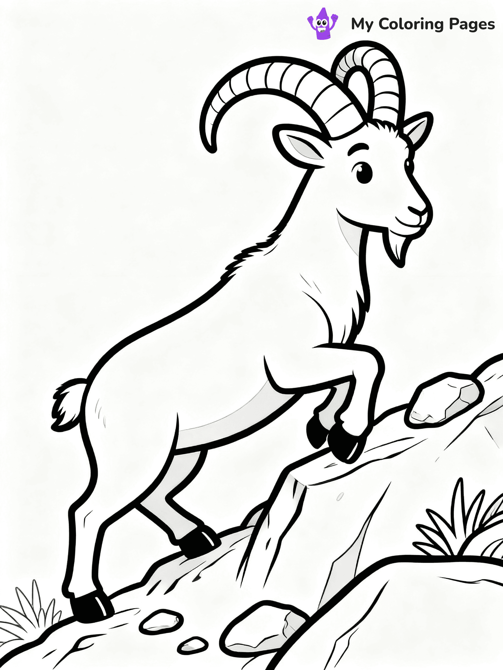 Goat Coloring Pages - 6