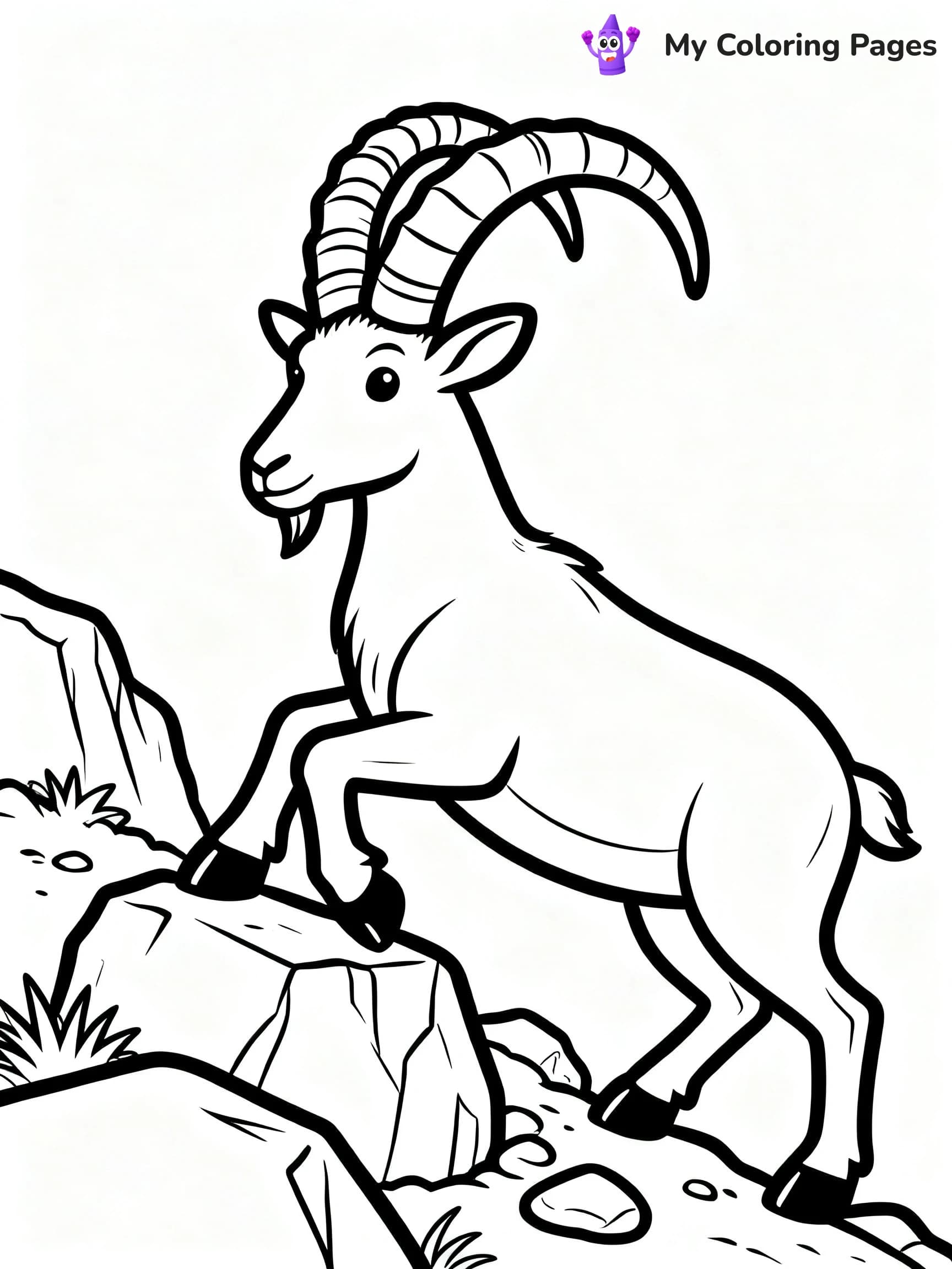 Goat Coloring Pages - 4
