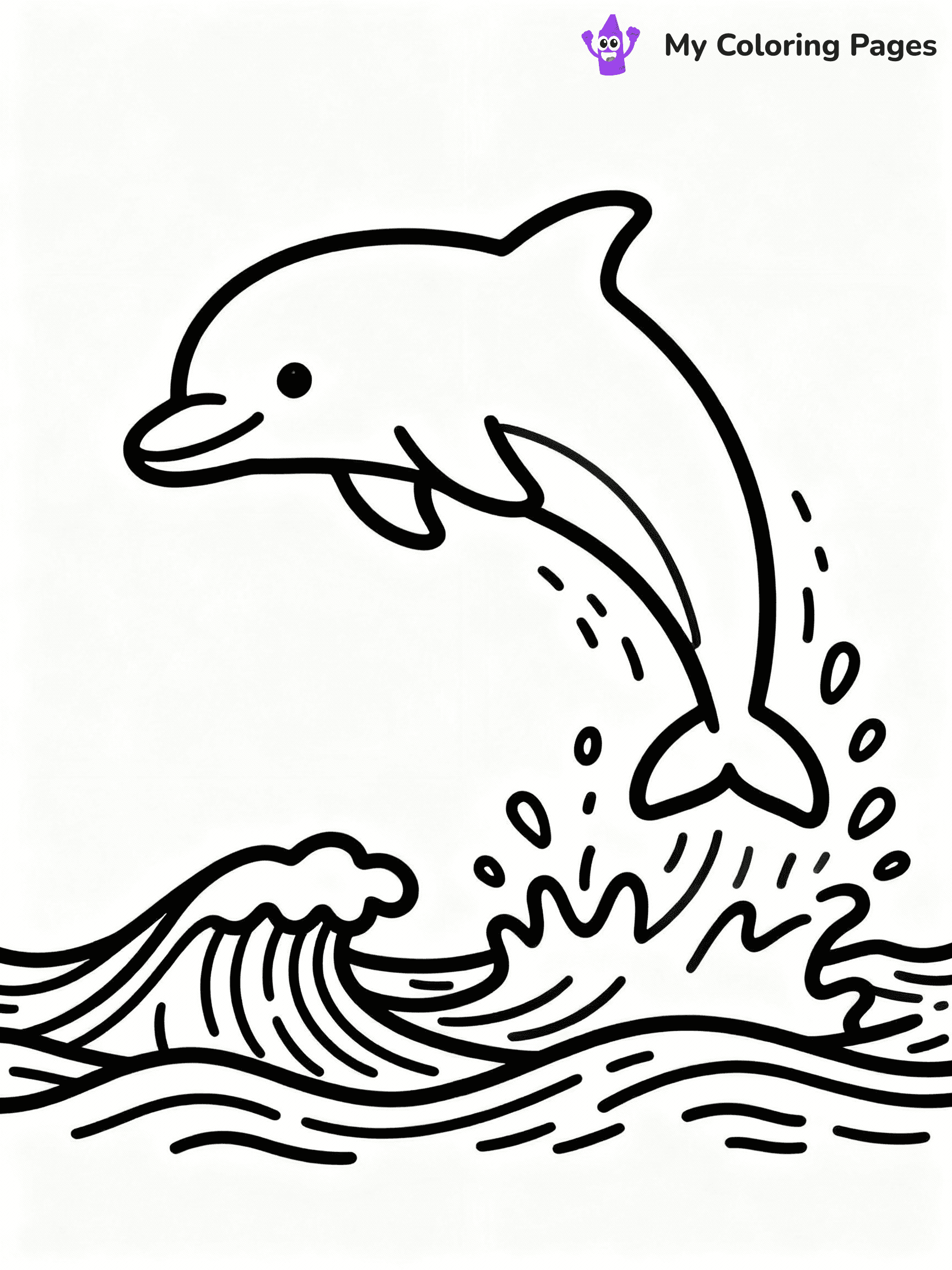 ⚠️ CRITICAL REQUIREMENT - ABSOLUTE BLACK AND WHITE ONLY ⚠️
This MUST be a BLACK AND WHITE line drawing ONLY. NO COLORS whatsoever.
- ONLY pure black lines (#000000) on pure white background (#FFFFFF)
- ABSOLUTELY NO colors, NO shading, NO gradients, NO grayscale
- If there are ANY colors in the output, the image is REJECTED
- This is a COLORING PAGE - meant to be COLORED IN by children
- The output must be UNCOLORED line art ready for coloring
⚠️ SUBJECT TO DRAW: Dolphin jumping out of ocean waves, splash around, bright summer day, animated style
(REMEMBER: Output must be BLACK AND WHITE line art only, NOT colored!)
# COLORING PAGE: BLACK OUTLINES ONLY - WHITE BACKGROUND MANDATORY
Create a **coloring book page** using EXACTLY two values: black lines, white space.
## NON-NEGOTIABLE BINARY RULES
- **ONLY #000000 (black) and #FFFFFF (white)** - NO other values exist
- **EVERY PIXEL = BLACK OR WHITE** - no gray/shading/antialiasing
- **WHITE BACKGROUND MANDATORY** - entire canvas stays white
- **ALL SHAPES HOLLOW** - everything is empty outlines waiting to be colored
- **FORBIDDEN:** fills, shading, gradients, patterns, textures, colors
- **NO SOLID REGIONS** - if it's not a thin line, it's wrong
## Universal Line Standards
- Black outlines ONLY - thin, uniform weight
- Every shape completely empty inside
- Closed contours suitable for coloring
- Simple flat illustration - zero depth/3D/realism
- **Style:** Whimsical Doodle Art Alley - rounded, friendly outlines (unless specified)
## Everything = Outline Only
- Characters/animals: hollow shapes
- Objects/clothing: empty contours
- Backgrounds/scenery: line work only
- Natural elements: outlined forms
- Dark/night areas: don't exist (use outlined symbols)
- Textures/patterns: convert to simple lines
## The Test
Can a child color EVERY white space with crayons? If any area is pre-filled/shaded/gray or colored in, it FAILS. Every shape must be waiting to receive color.
**FINAL OUTPUT**: Binary coloring page. Black lines define shapes. White spaces ready for coloring. Nothing else exists. No exceptions. Print-ready.
⚠️ FINAL REMINDER: Draw the subject "Dolphin jumping out of ocean waves, splash around, bright summer day, animated style" as BLACK AND WHITE line art. Zero colors in output.