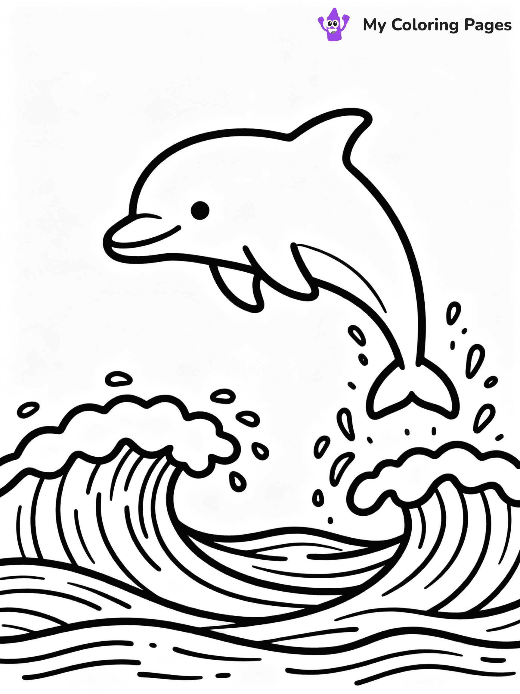 ⚠️ CRITICAL REQUIREMENT - ABSOLUTE BLACK AND WHITE ONLY ⚠️
This MUST be a BLACK AND WHITE line drawing ONLY. NO COLORS whatsoever.
- ONLY pure black lines (#000000) on pure white background (#FFFFFF)
- ABSOLUTELY NO colors, NO shading, NO gradients, NO grayscale
- If there are ANY colors in the output, the image is REJECTED
- This is a COLORING PAGE - meant to be COLORED IN by children
- The output must be UNCOLORED line art ready for coloring
⚠️ SUBJECT TO DRAW: Dolphin jumping out of ocean waves, splash around, bright summer day, animated style
(REMEMBER: Output must be BLACK AND WHITE line art only, NOT colored!)
# COLORING PAGE: BLACK OUTLINES ONLY - WHITE BACKGROUND MANDATORY
Create a **coloring book page** using EXACTLY two values: black lines, white space.
## NON-NEGOTIABLE BINARY RULES
- **ONLY #000000 (black) and #FFFFFF (white)** - NO other values exist
- **EVERY PIXEL = BLACK OR WHITE** - no gray/shading/antialiasing
- **WHITE BACKGROUND MANDATORY** - entire canvas stays white
- **ALL SHAPES HOLLOW** - everything is empty outlines waiting to be colored
- **FORBIDDEN:** fills, shading, gradients, patterns, textures, colors
- **NO SOLID REGIONS** - if it's not a thin line, it's wrong
## Universal Line Standards
- Black outlines ONLY - thin, uniform weight
- Every shape completely empty inside
- Closed contours suitable for coloring
- Simple flat illustration - zero depth/3D/realism
- **Style:** Whimsical Doodle Art Alley - rounded, friendly outlines (unless specified)
## Everything = Outline Only
- Characters/animals: hollow shapes
- Objects/clothing: empty contours
- Backgrounds/scenery: line work only
- Natural elements: outlined forms
- Dark/night areas: don't exist (use outlined symbols)
- Textures/patterns: convert to simple lines
## The Test
Can a child color EVERY white space with crayons? If any area is pre-filled/shaded/gray or colored in, it FAILS. Every shape must be waiting to receive color.
**FINAL OUTPUT**: Binary coloring page. Black lines define shapes. White spaces ready for coloring. Nothing else exists. No exceptions. Print-ready.
⚠️ FINAL REMINDER: Draw the subject "Dolphin jumping out of ocean waves, splash around, bright summer day, animated style" as BLACK AND WHITE line art. Zero colors in output.