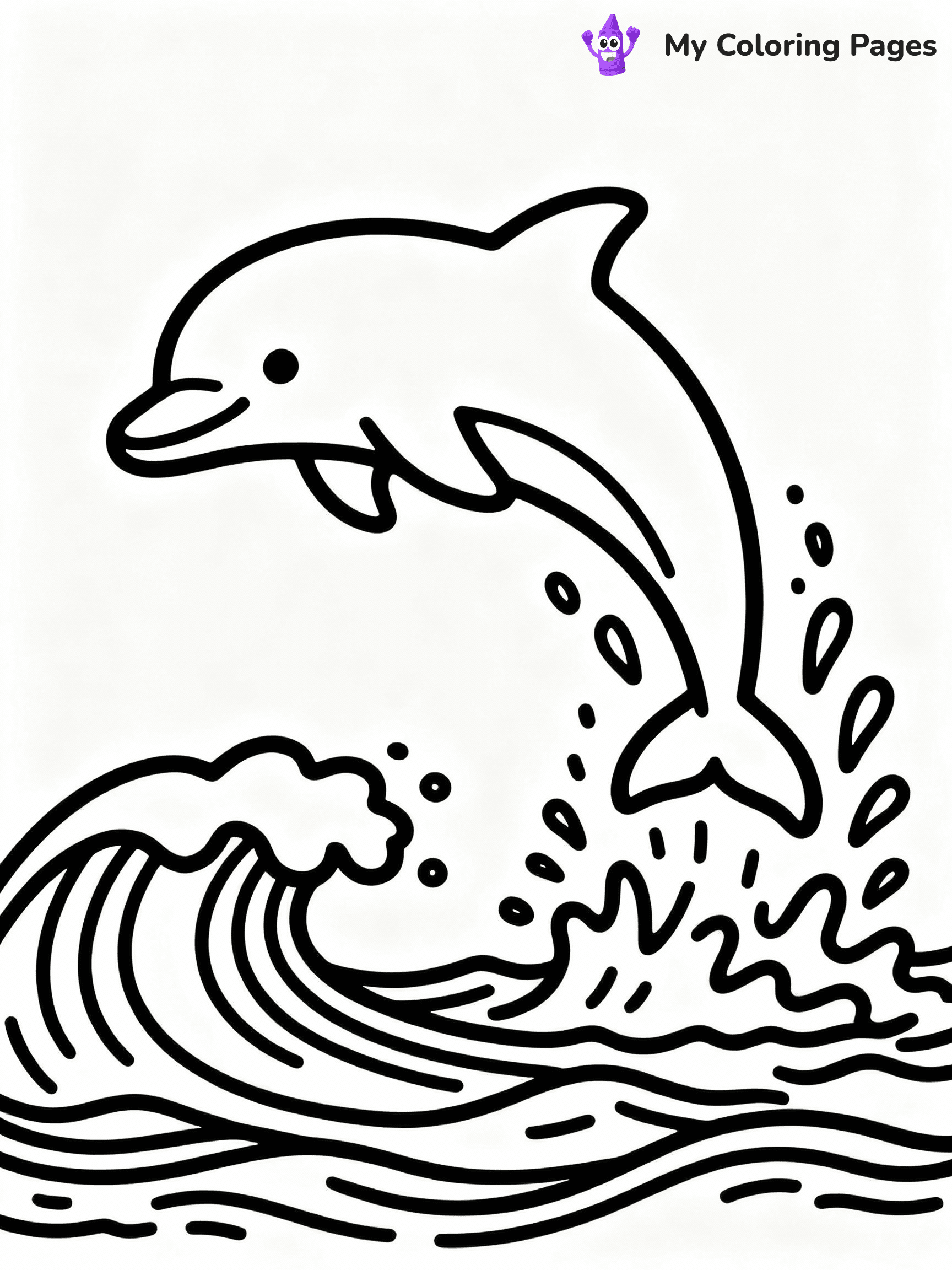 ⚠️ CRITICAL REQUIREMENT - ABSOLUTE BLACK AND WHITE ONLY ⚠️
This MUST be a BLACK AND WHITE line drawing ONLY. NO COLORS whatsoever.
- ONLY pure black lines (#000000) on pure white background (#FFFFFF)
- ABSOLUTELY NO colors, NO shading, NO gradients, NO grayscale
- If there are ANY colors in the output, the image is REJECTED
- This is a COLORING PAGE - meant to be COLORED IN by children
- The output must be UNCOLORED line art ready for coloring
⚠️ SUBJECT TO DRAW: Dolphin jumping out of ocean waves, splash around, bright summer day, animated style
(REMEMBER: Output must be BLACK AND WHITE line art only, NOT colored!)
# COLORING PAGE: BLACK OUTLINES ONLY - WHITE BACKGROUND MANDATORY
Create a **coloring book page** using EXACTLY two values: black lines, white space.
## NON-NEGOTIABLE BINARY RULES
- **ONLY #000000 (black) and #FFFFFF (white)** - NO other values exist
- **EVERY PIXEL = BLACK OR WHITE** - no gray/shading/antialiasing
- **WHITE BACKGROUND MANDATORY** - entire canvas stays white
- **ALL SHAPES HOLLOW** - everything is empty outlines waiting to be colored
- **FORBIDDEN:** fills, shading, gradients, patterns, textures, colors
- **NO SOLID REGIONS** - if it's not a thin line, it's wrong
## Universal Line Standards
- Black outlines ONLY - thin, uniform weight
- Every shape completely empty inside
- Closed contours suitable for coloring
- Simple flat illustration - zero depth/3D/realism
- **Style:** Whimsical Doodle Art Alley - rounded, friendly outlines (unless specified)
## Everything = Outline Only
- Characters/animals: hollow shapes
- Objects/clothing: empty contours
- Backgrounds/scenery: line work only
- Natural elements: outlined forms
- Dark/night areas: don't exist (use outlined symbols)
- Textures/patterns: convert to simple lines
## The Test
Can a child color EVERY white space with crayons? If any area is pre-filled/shaded/gray or colored in, it FAILS. Every shape must be waiting to receive color.
**FINAL OUTPUT**: Binary coloring page. Black lines define shapes. White spaces ready for coloring. Nothing else exists. No exceptions. Print-ready.
⚠️ FINAL REMINDER: Draw the subject "Dolphin jumping out of ocean waves, splash around, bright summer day, animated style" as BLACK AND WHITE line art. Zero colors in output.