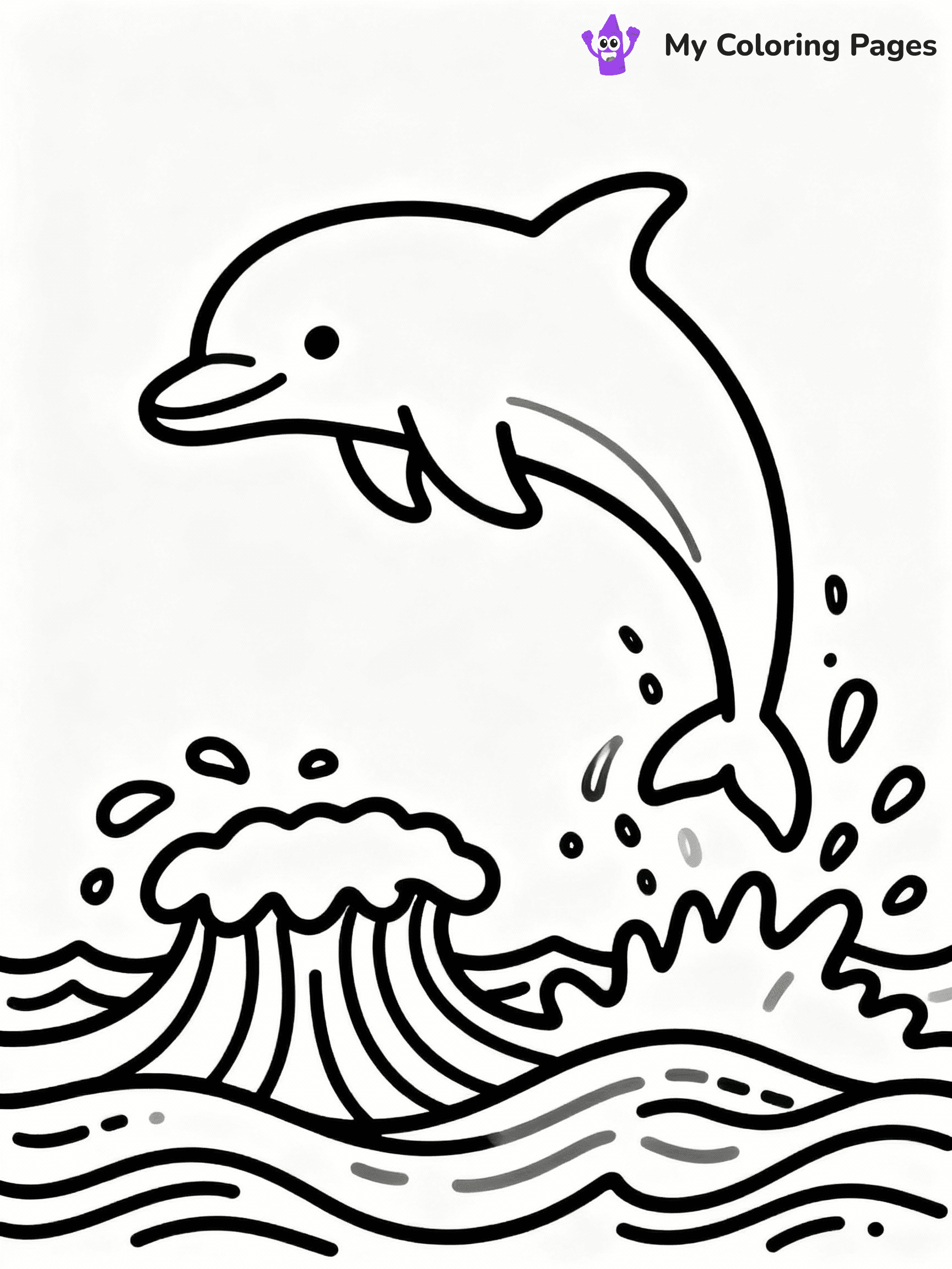 ⚠️ CRITICAL REQUIREMENT - ABSOLUTE BLACK AND WHITE ONLY ⚠️
This MUST be a BLACK AND WHITE line drawing ONLY. NO COLORS whatsoever.
- ONLY pure black lines (#000000) on pure white background (#FFFFFF)
- ABSOLUTELY NO colors, NO shading, NO gradients, NO grayscale
- If there are ANY colors in the output, the image is REJECTED
- This is a COLORING PAGE - meant to be COLORED IN by children
- The output must be UNCOLORED line art ready for coloring
⚠️ SUBJECT TO DRAW: Dolphin jumping out of ocean waves, splash around, bright summer day, animated style
(REMEMBER: Output must be BLACK AND WHITE line art only, NOT colored!)
# COLORING PAGE: BLACK OUTLINES ONLY - WHITE BACKGROUND MANDATORY
Create a **coloring book page** using EXACTLY two values: black lines, white space.
## NON-NEGOTIABLE BINARY RULES
- **ONLY #000000 (black) and #FFFFFF (white)** - NO other values exist
- **EVERY PIXEL = BLACK OR WHITE** - no gray/shading/antialiasing
- **WHITE BACKGROUND MANDATORY** - entire canvas stays white
- **ALL SHAPES HOLLOW** - everything is empty outlines waiting to be colored
- **FORBIDDEN:** fills, shading, gradients, patterns, textures, colors
- **NO SOLID REGIONS** - if it's not a thin line, it's wrong
## Universal Line Standards
- Black outlines ONLY - thin, uniform weight
- Every shape completely empty inside
- Closed contours suitable for coloring
- Simple flat illustration - zero depth/3D/realism
- **Style:** Whimsical Doodle Art Alley - rounded, friendly outlines (unless specified)
## Everything = Outline Only
- Characters/animals: hollow shapes
- Objects/clothing: empty contours
- Backgrounds/scenery: line work only
- Natural elements: outlined forms
- Dark/night areas: don't exist (use outlined symbols)
- Textures/patterns: convert to simple lines
## The Test
Can a child color EVERY white space with crayons? If any area is pre-filled/shaded/gray or colored in, it FAILS. Every shape must be waiting to receive color.
**FINAL OUTPUT**: Binary coloring page. Black lines define shapes. White spaces ready for coloring. Nothing else exists. No exceptions. Print-ready.
⚠️ FINAL REMINDER: Draw the subject "Dolphin jumping out of ocean waves, splash around, bright summer day, animated style" as BLACK AND WHITE line art. Zero colors in output.