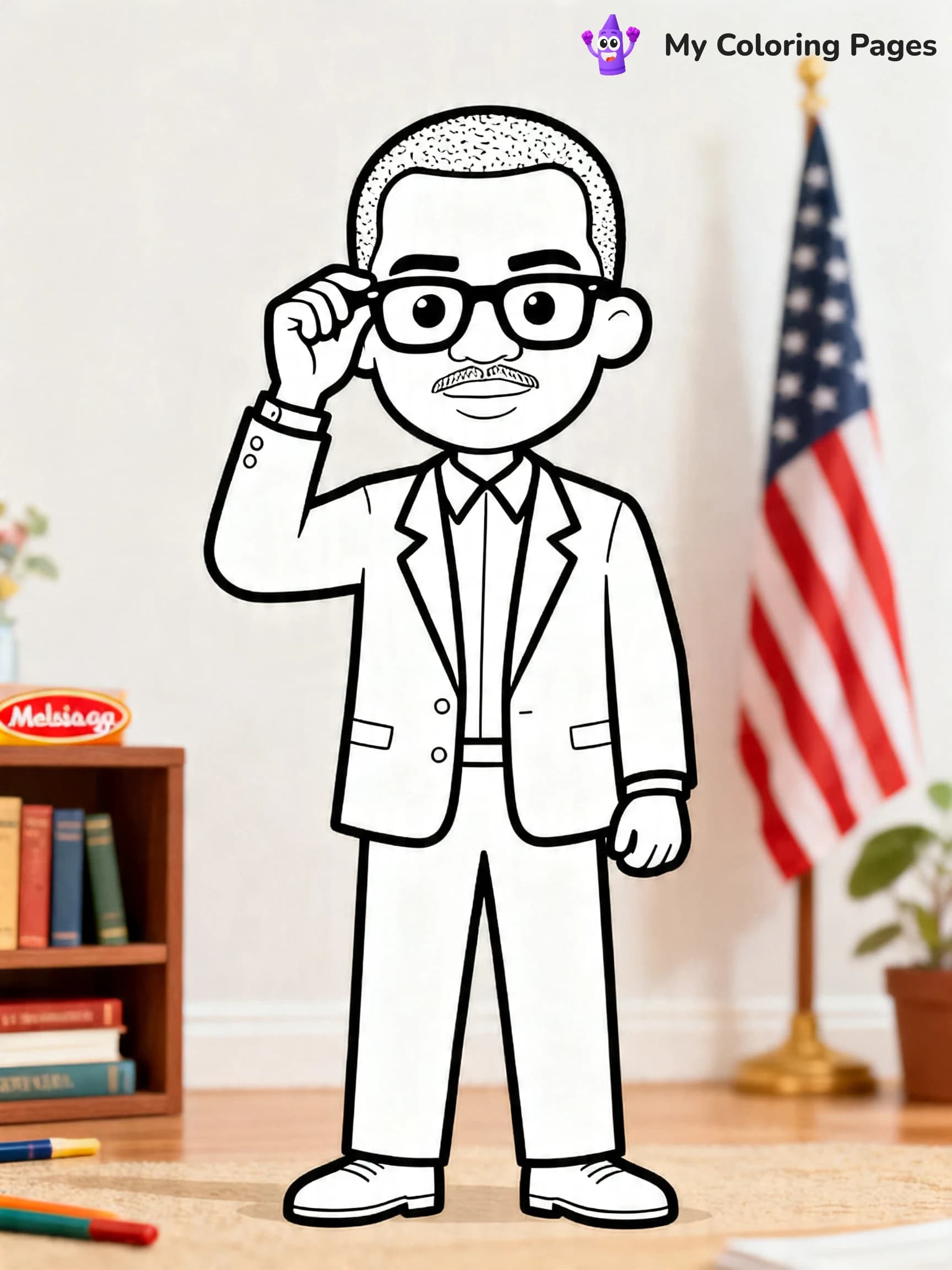 February Black History Month Coloring Pages - 2