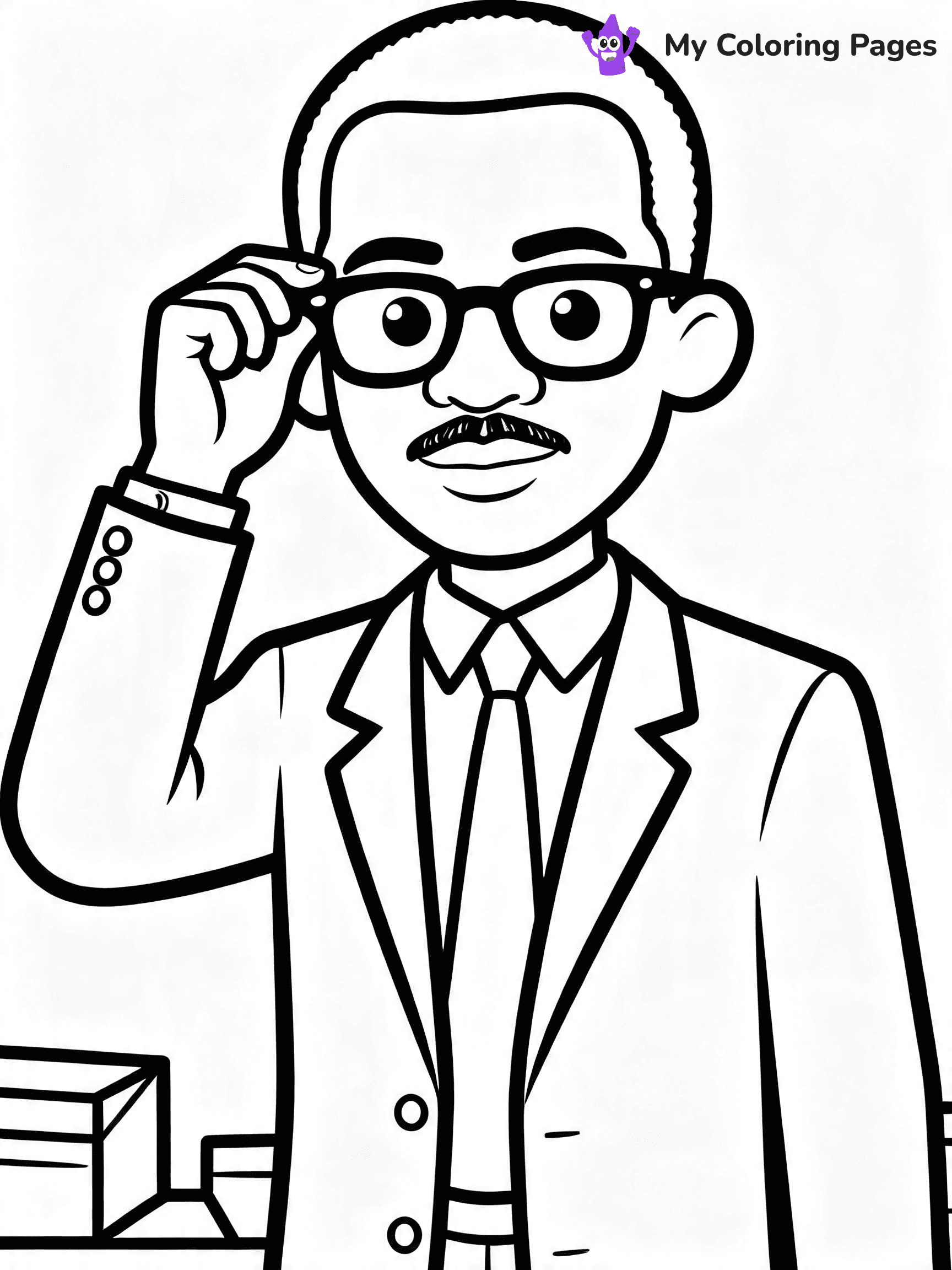 February Black History Month Coloring Pages - 1