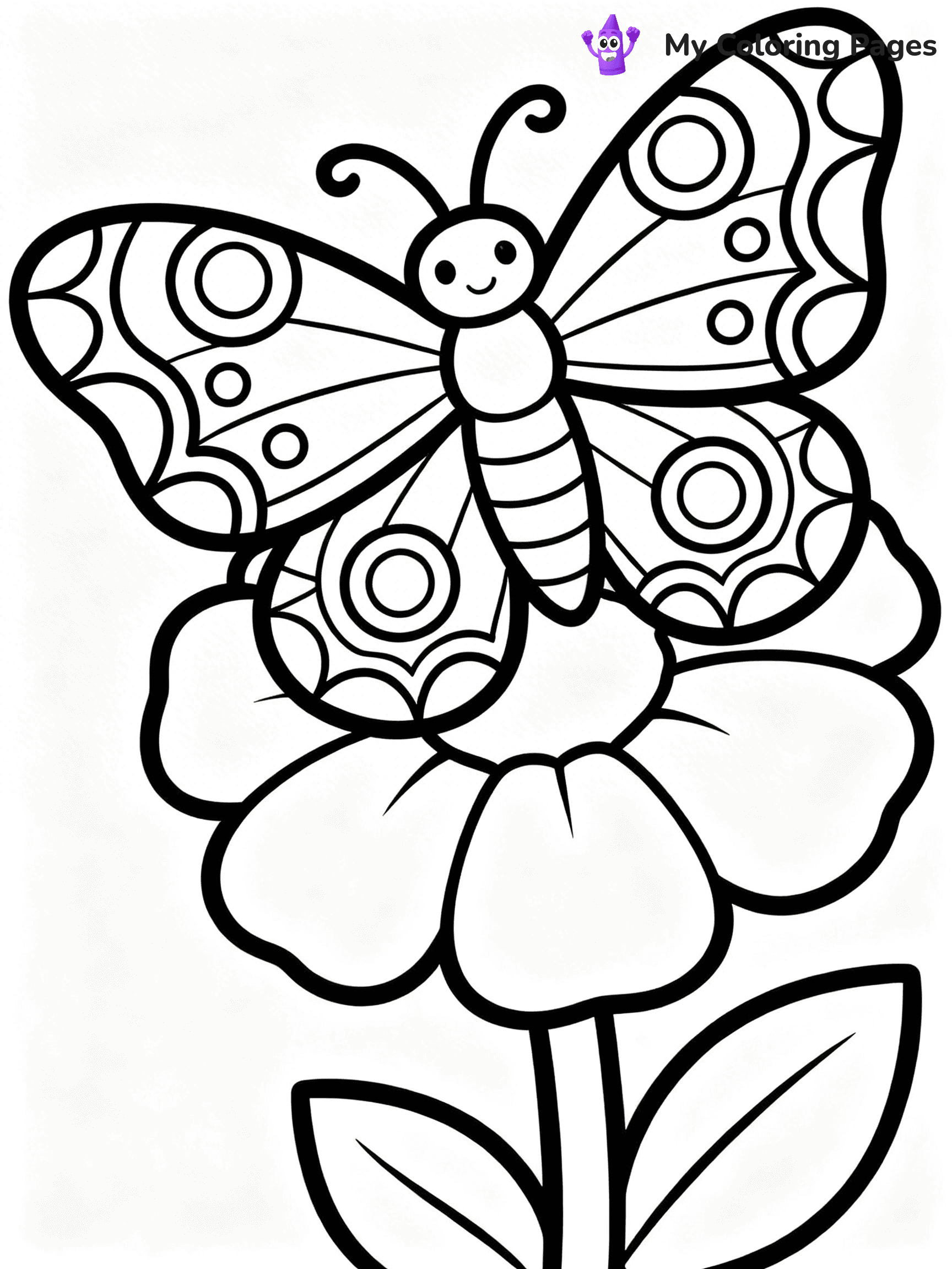 Moth Coloring Pages - 49
