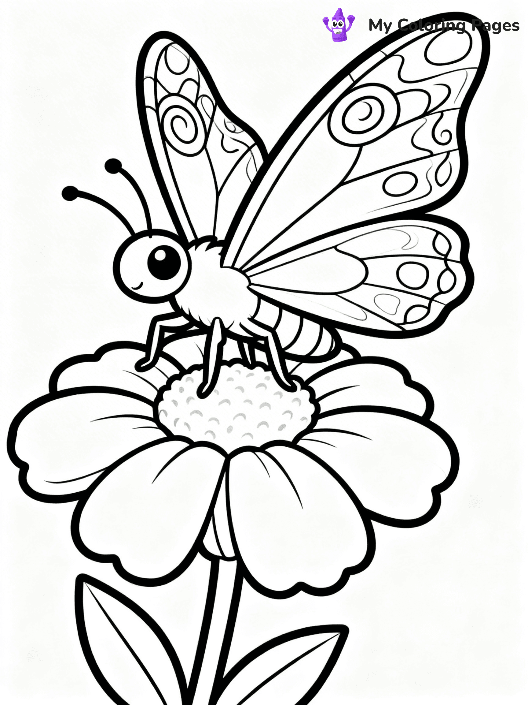 Moth Coloring Pages - 47