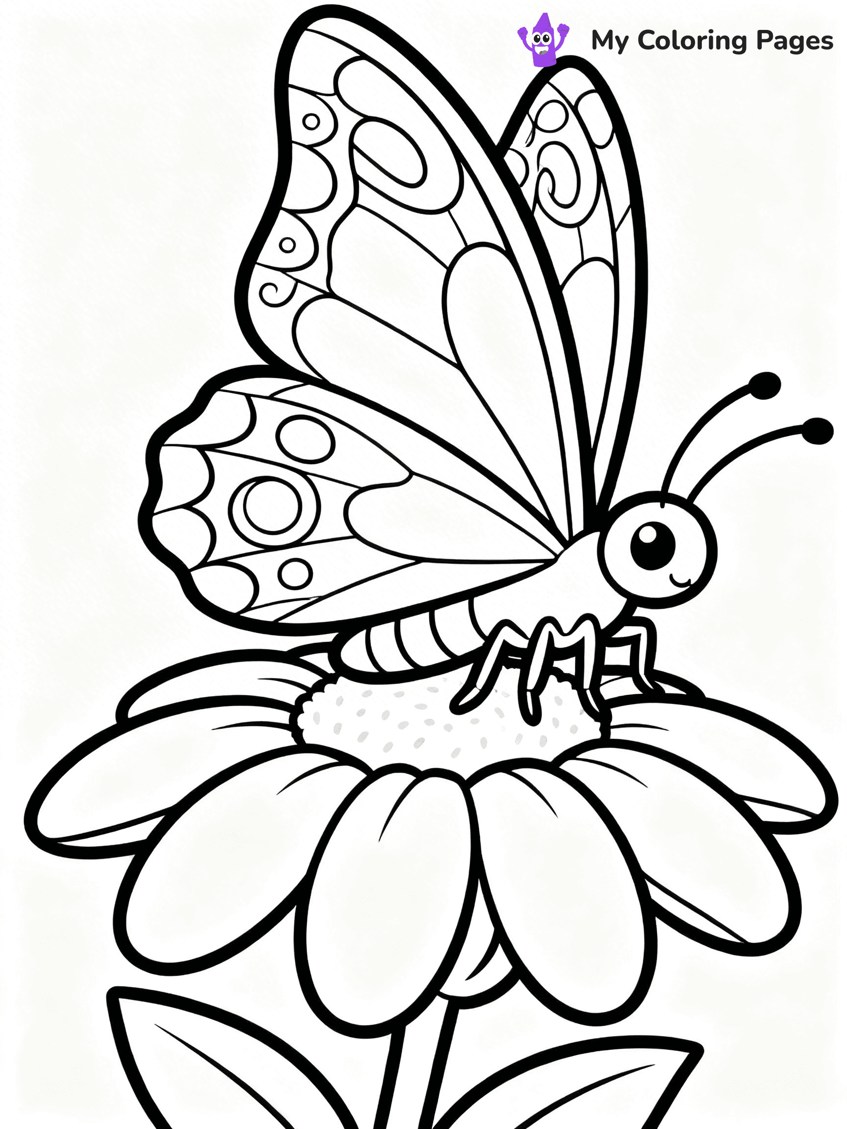 Moth Coloring Pages - 46