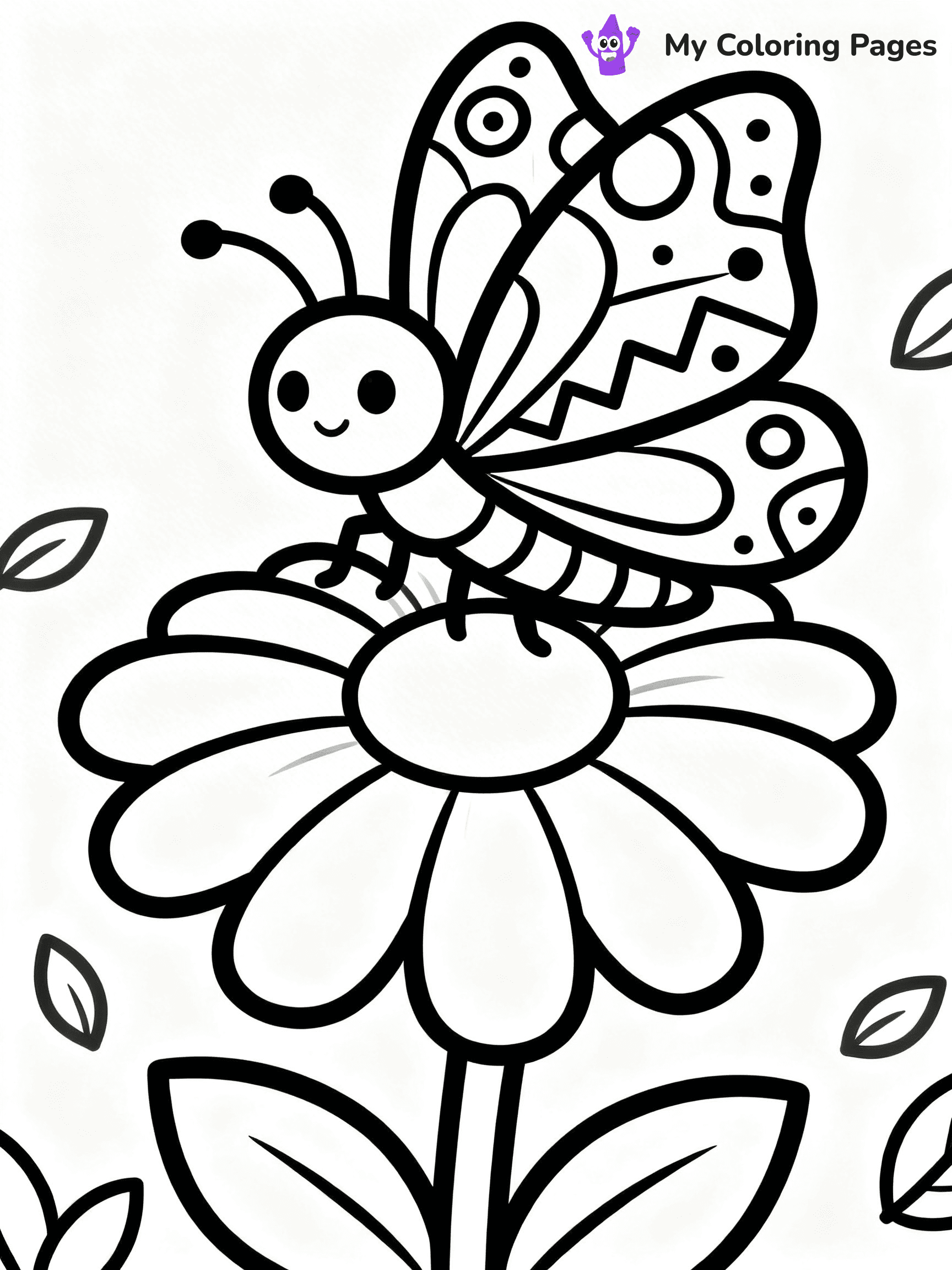 Moth Coloring Pages - 45