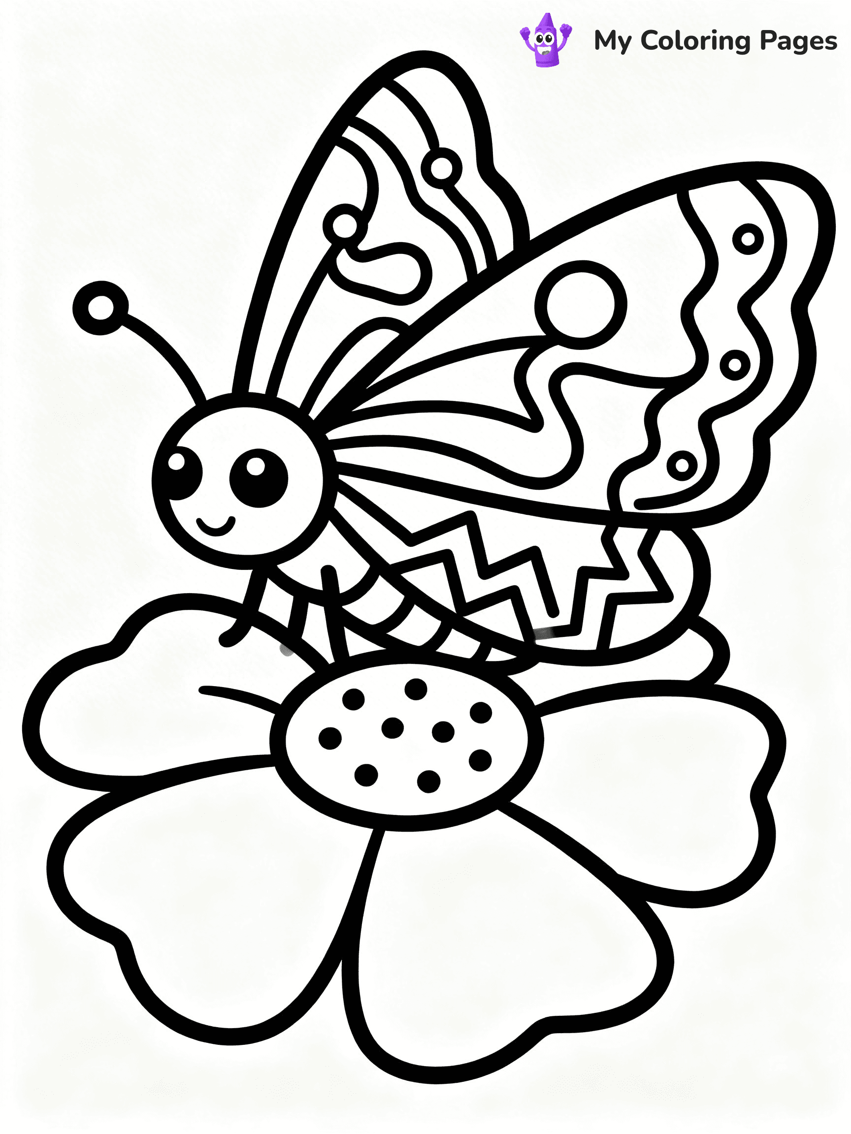 Moth Coloring Pages - 44