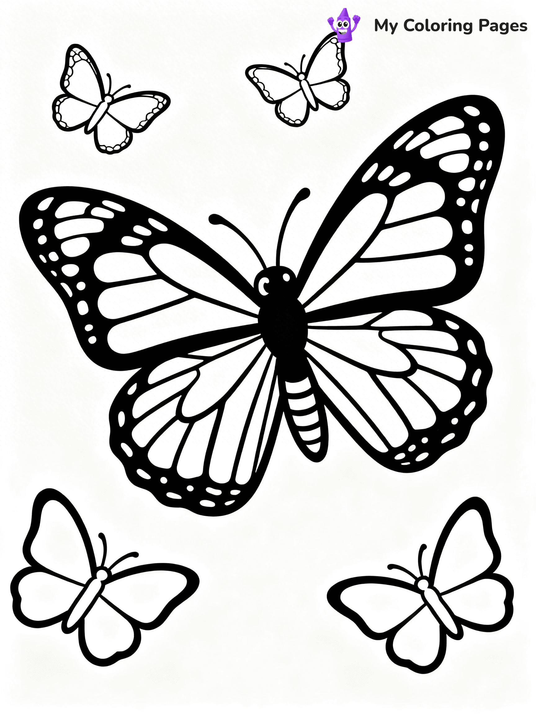 Moth Coloring Pages - 28