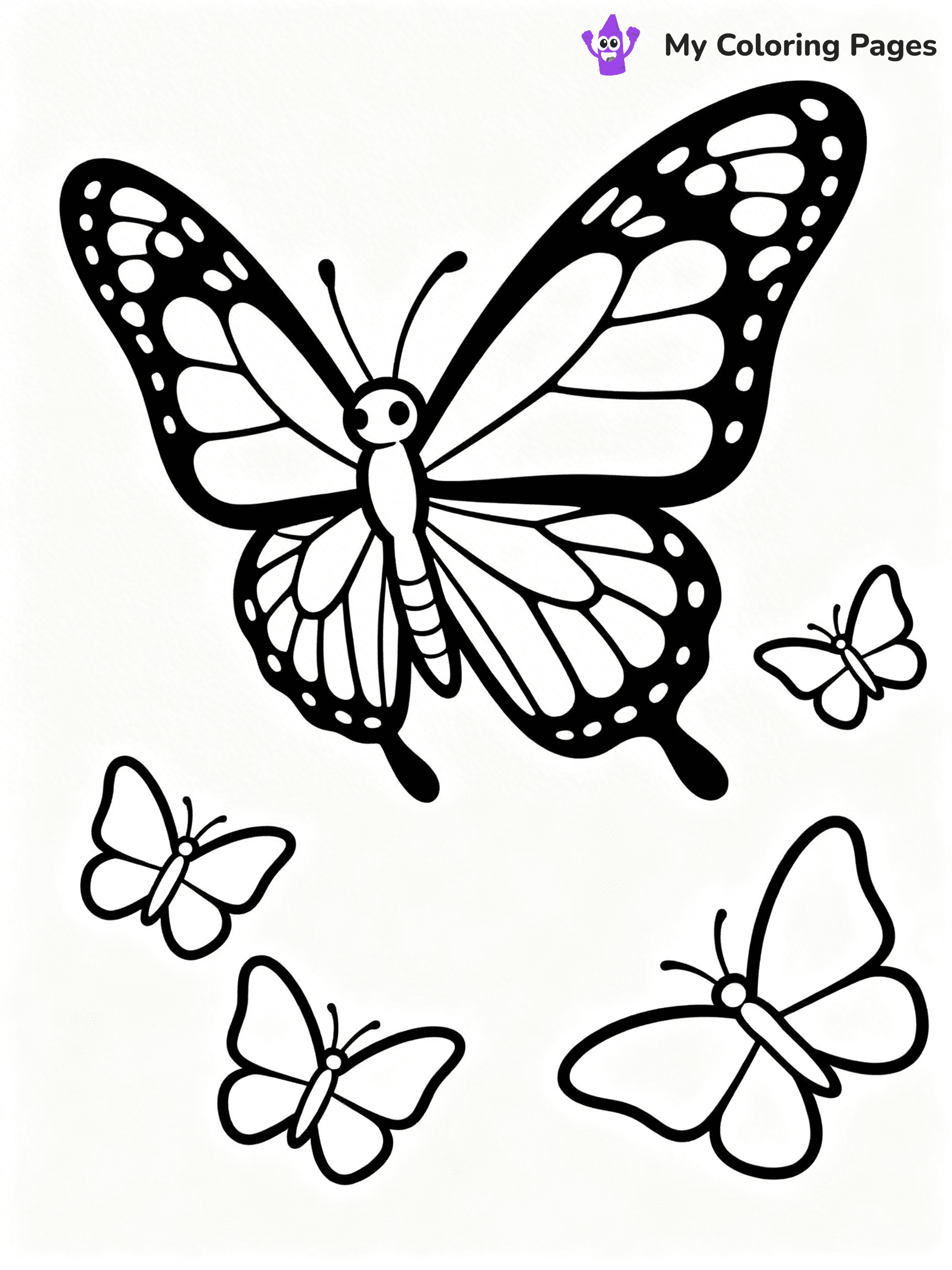 Moth Coloring Pages - 27