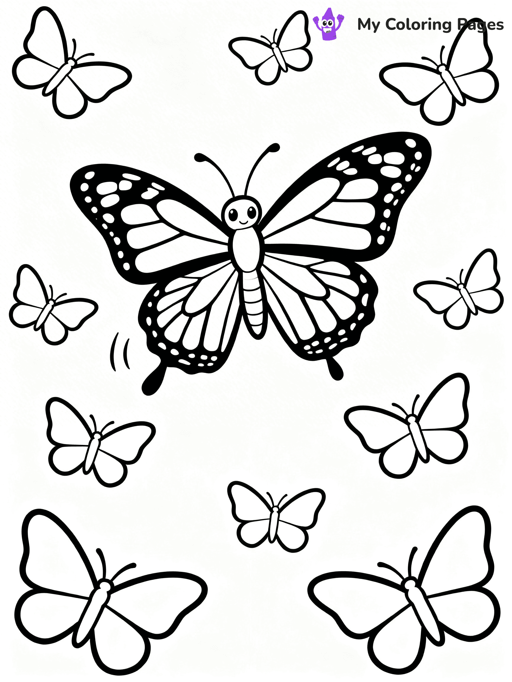 Moth Coloring Pages - 25
