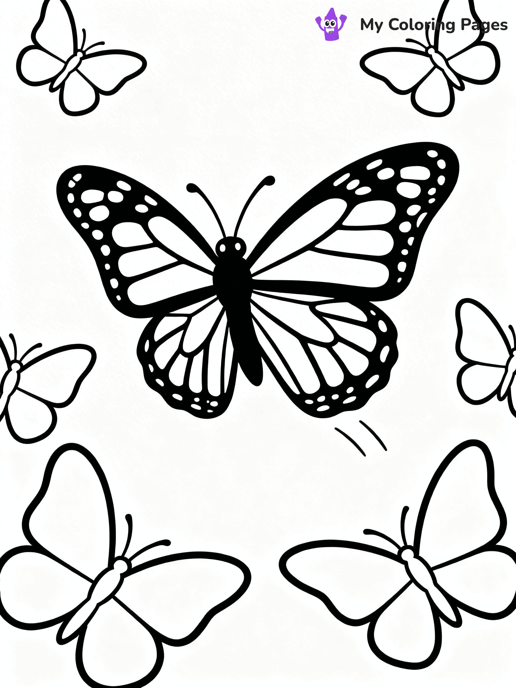 Moth Coloring Pages - 24