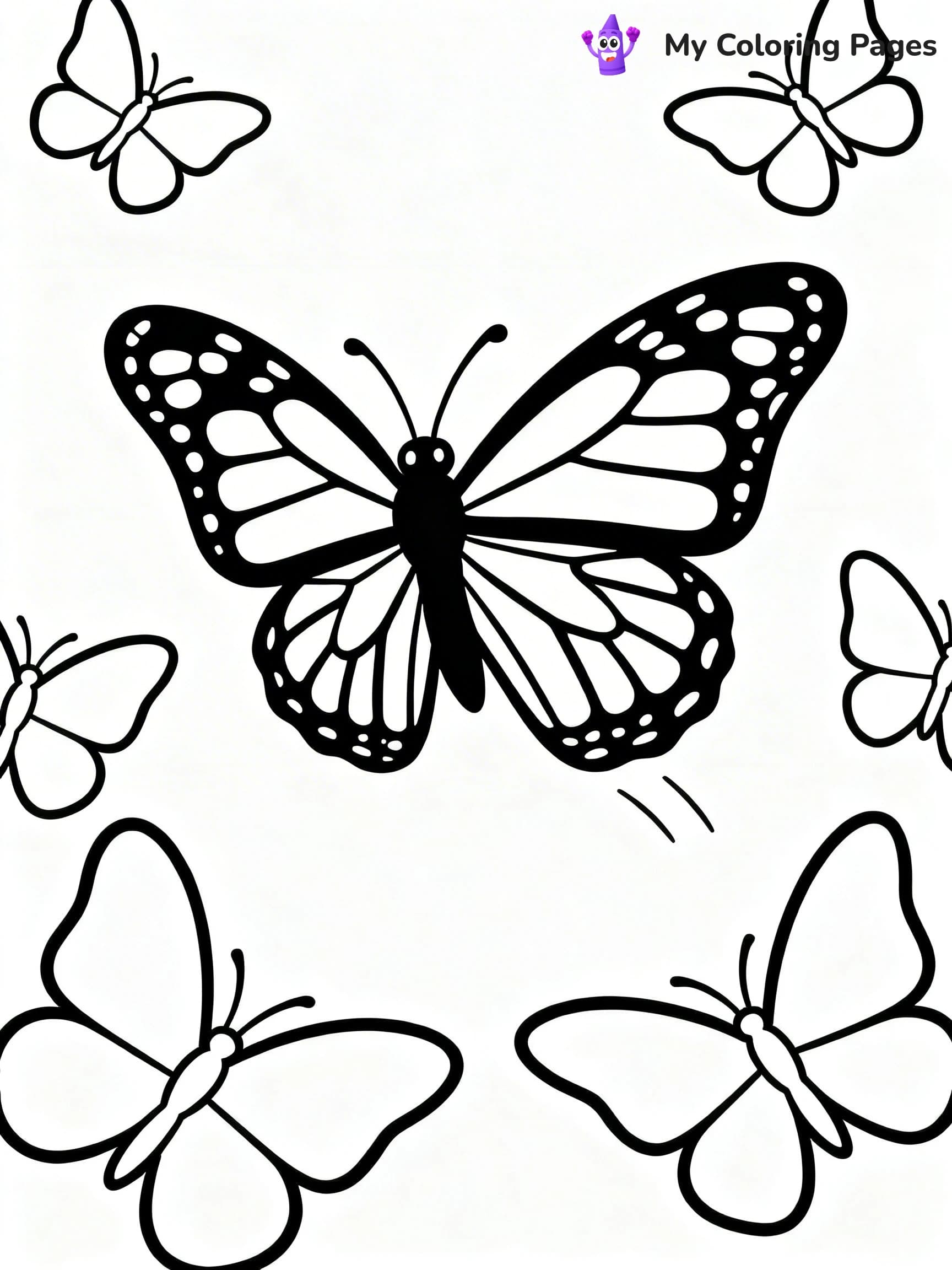 Moth Coloring Pages - 24