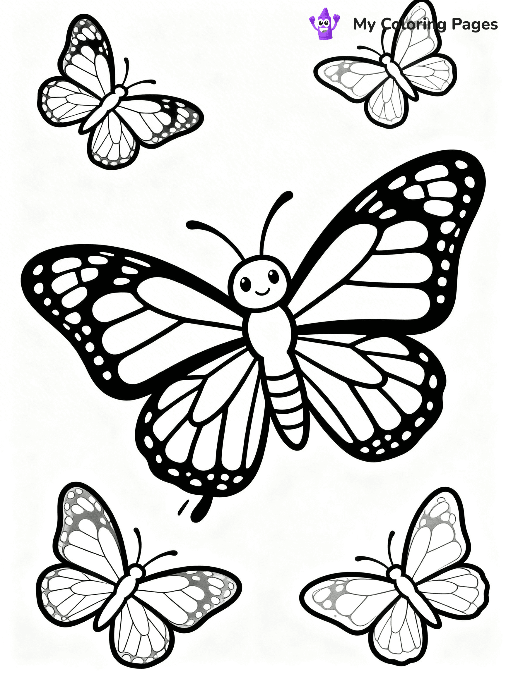 Moth Coloring Pages - 23