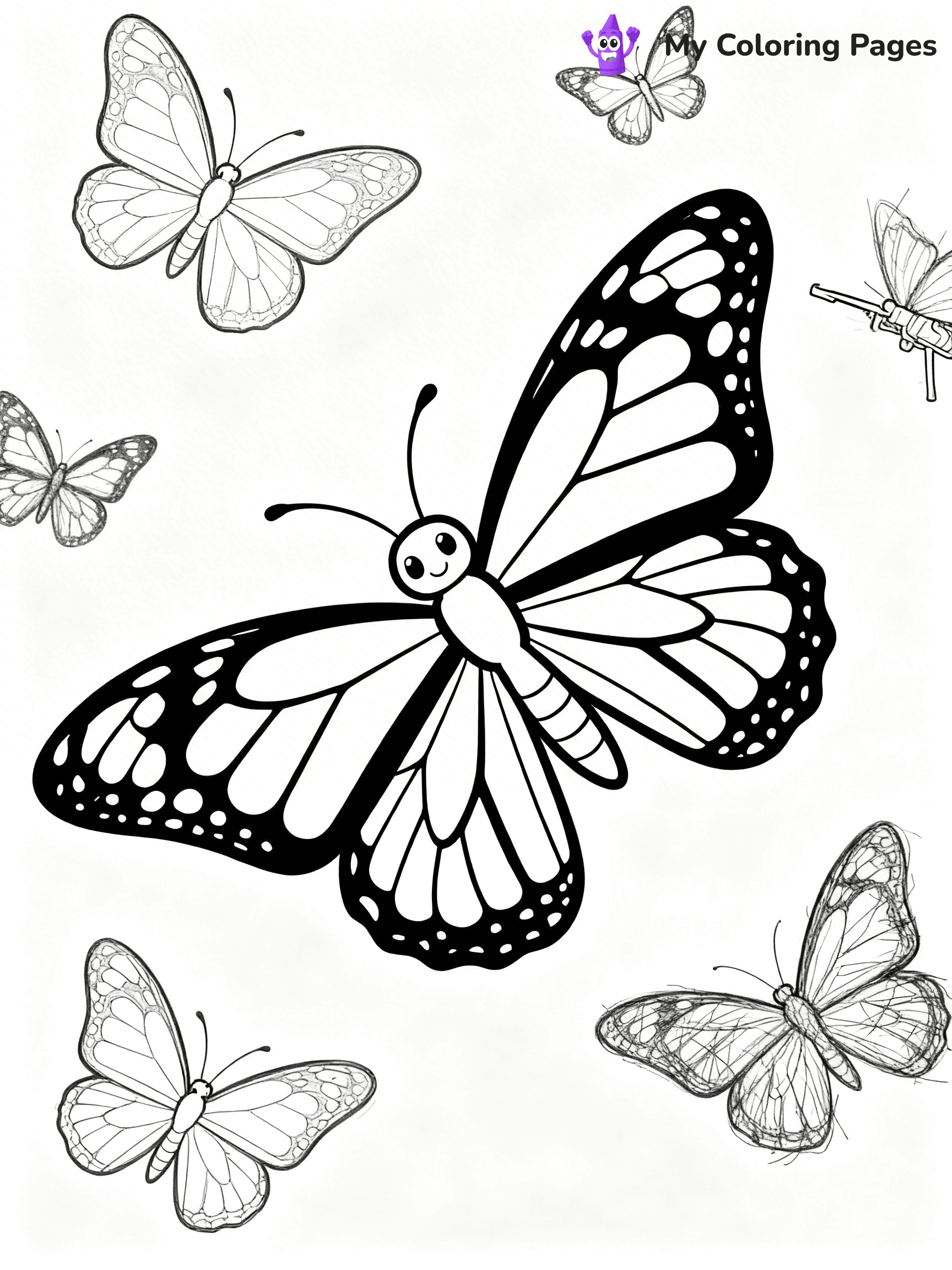 Moth Coloring Pages - 22