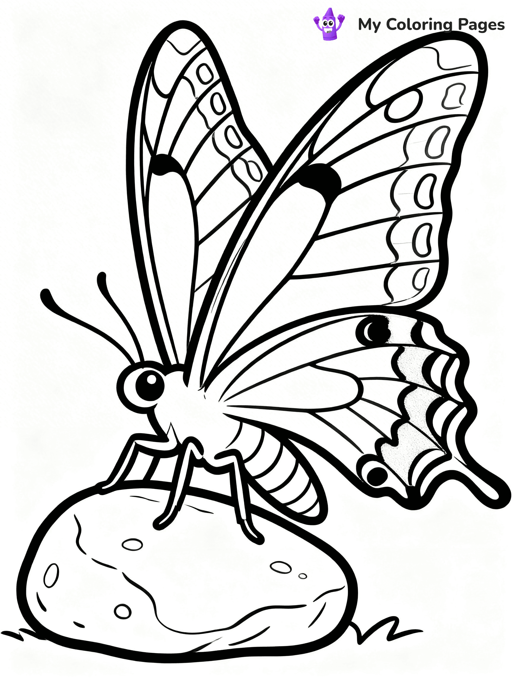 Moth Coloring Pages - 21