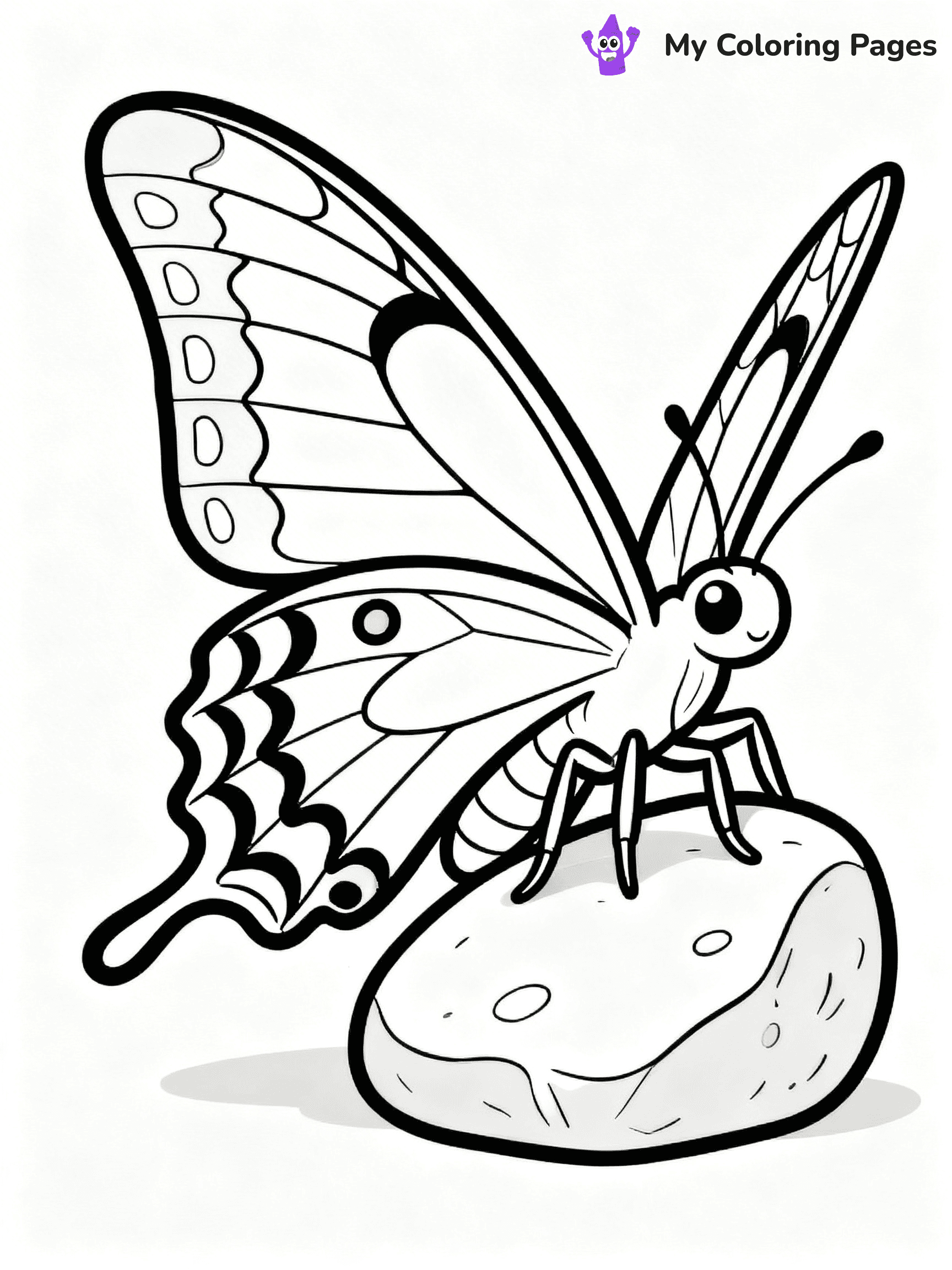 Moth Coloring Pages - 20