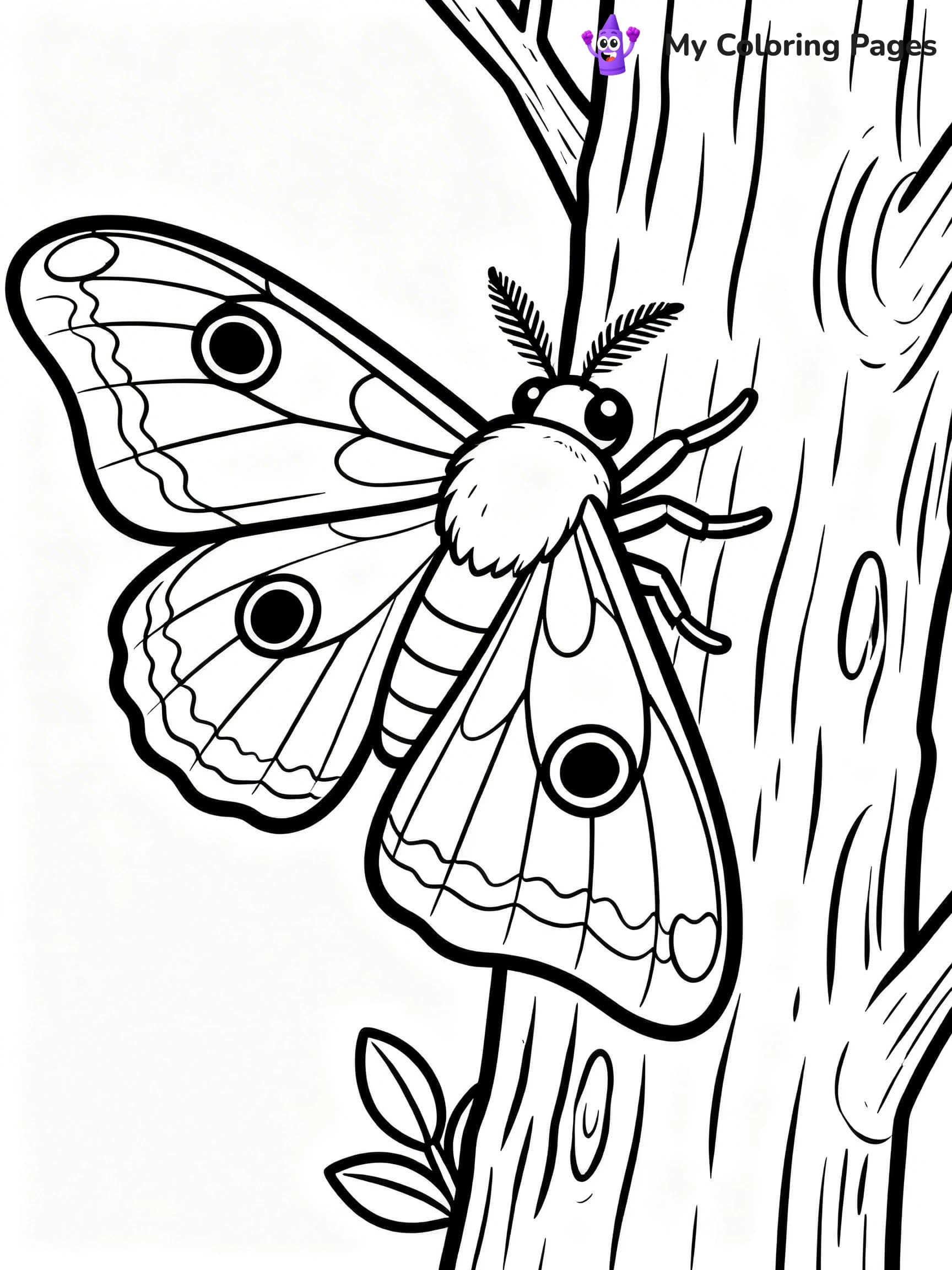 Moth Coloring Pages - 14