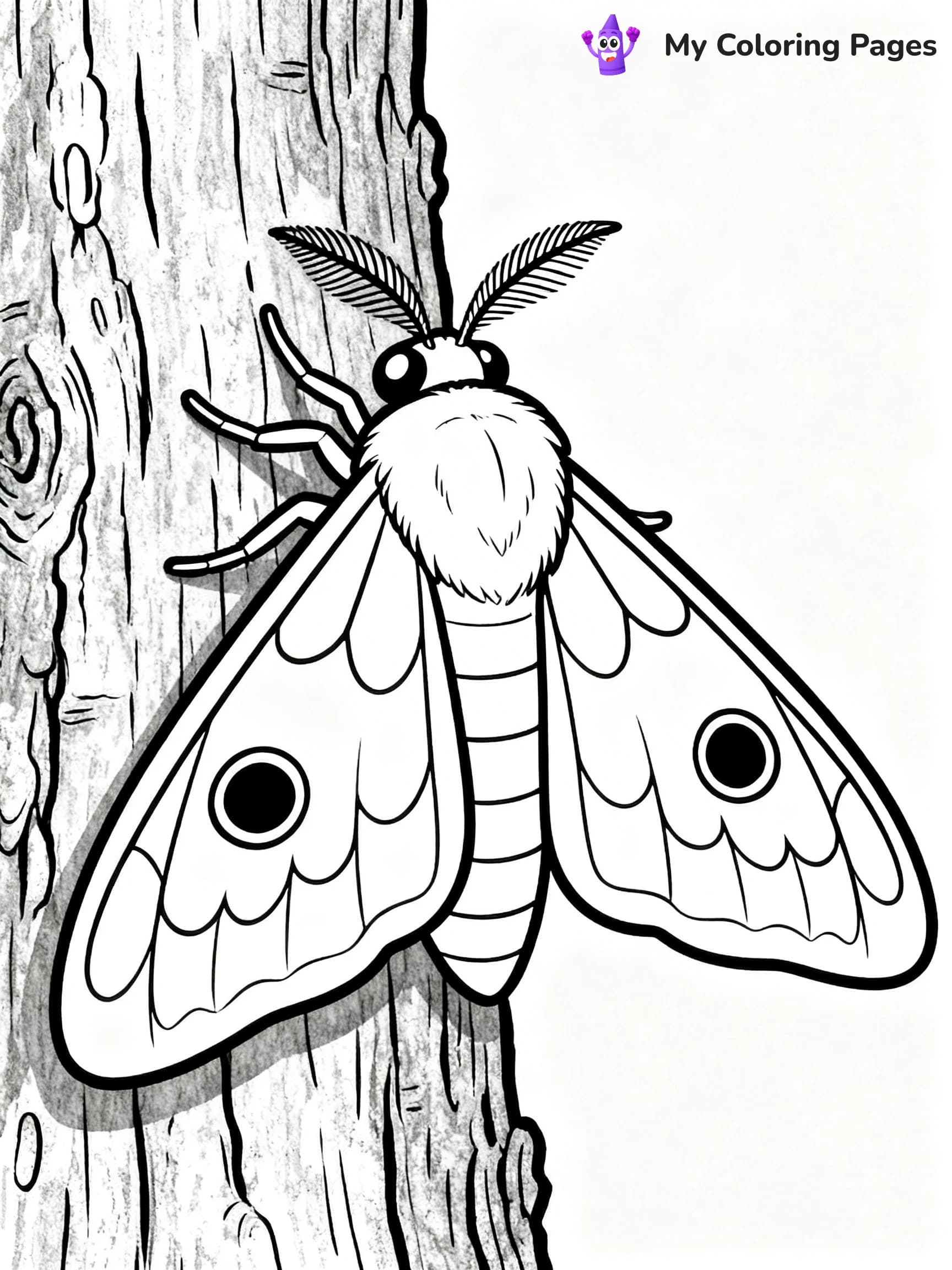 Moth Coloring Pages - 13