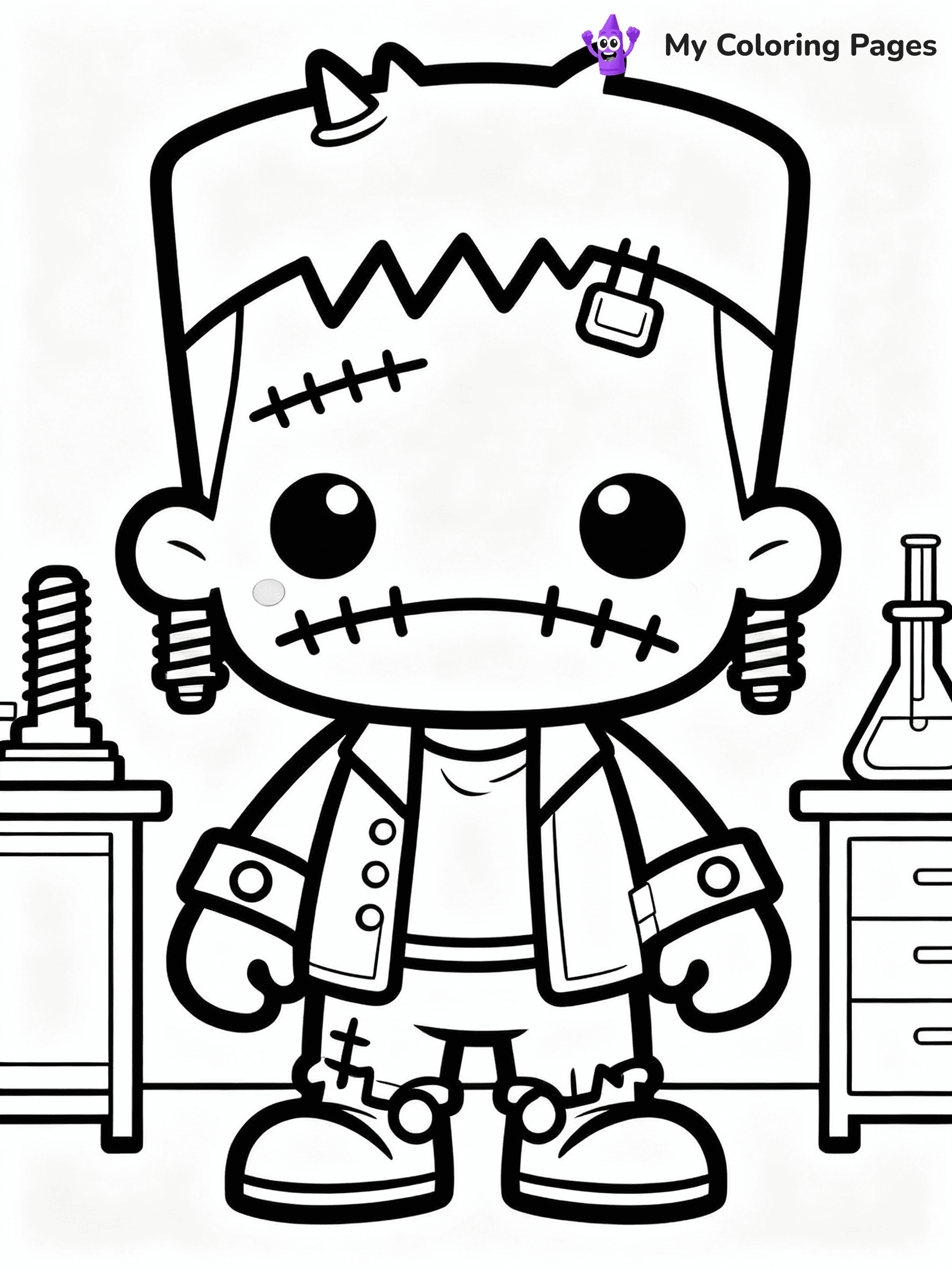 Frankenstein Coloring Pages - 39