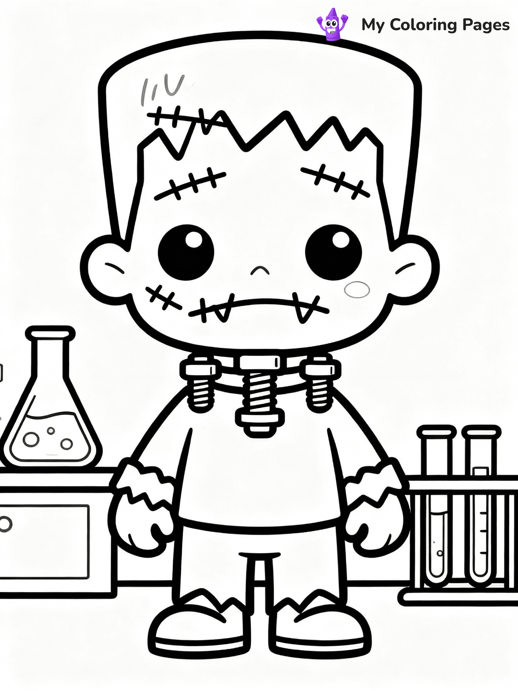 Frankenstein Coloring Pages - 37