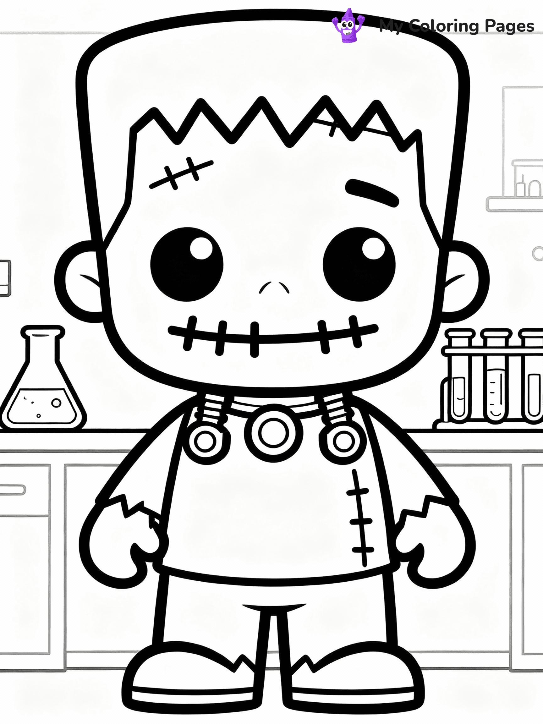 Frankenstein Coloring Pages - 35