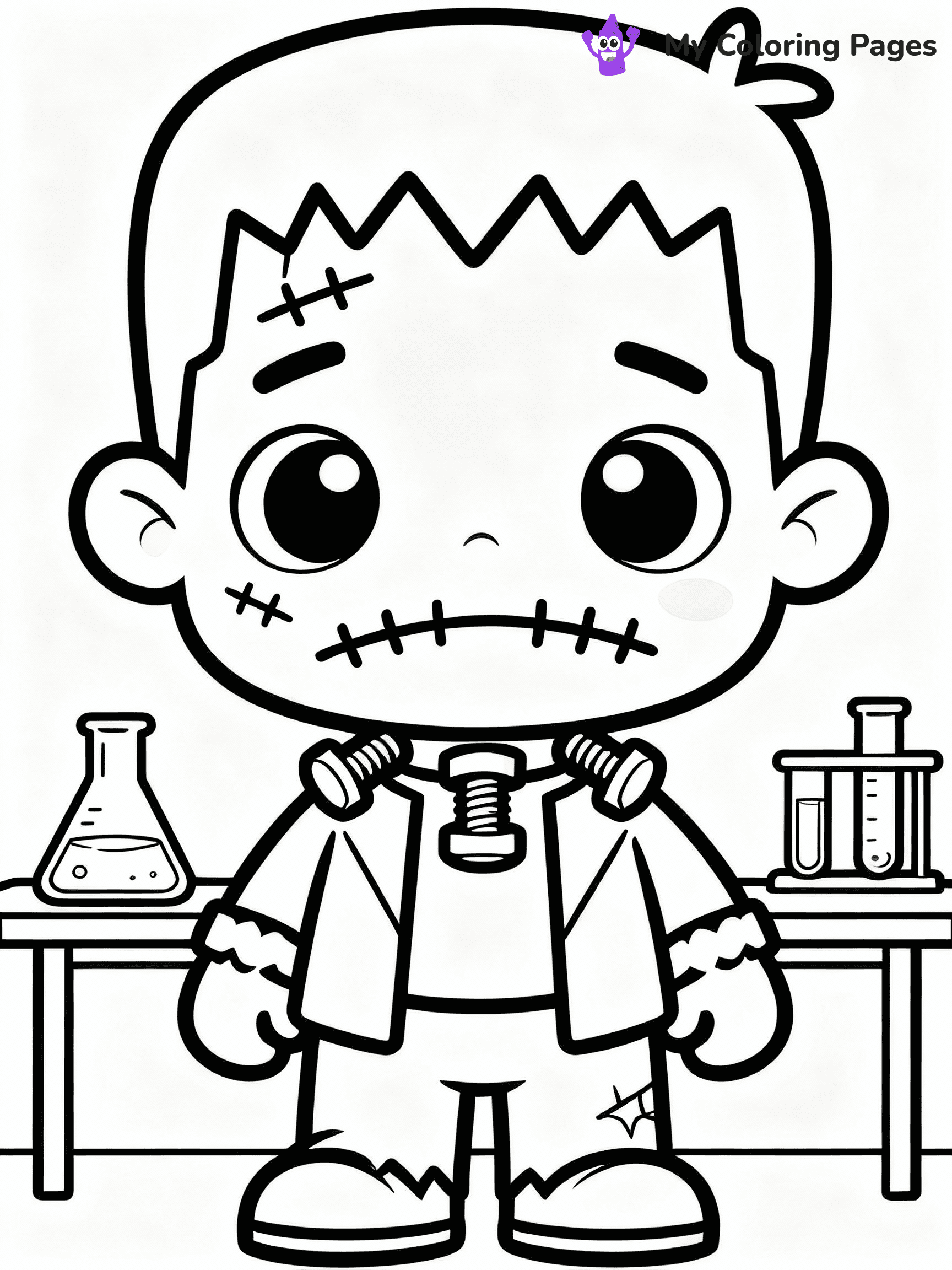 Frankenstein Coloring Pages - 34