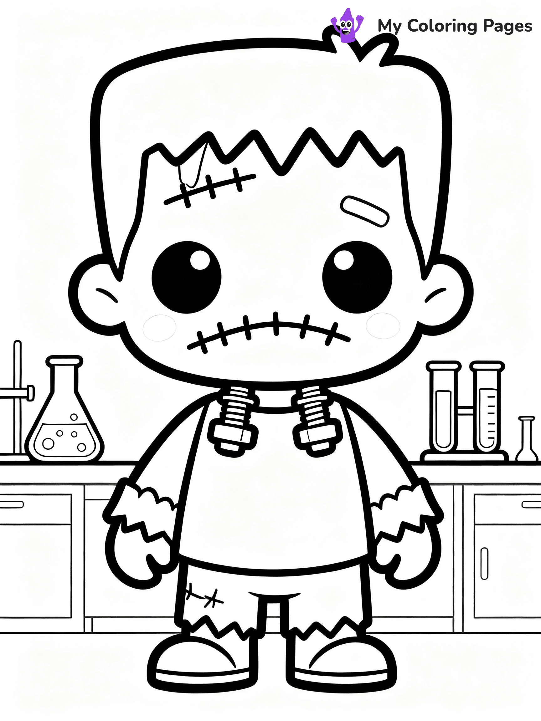 Frankenstein Coloring Pages - 32