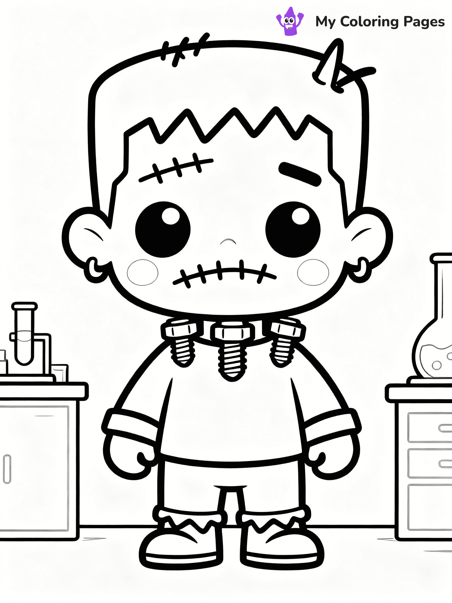 Frankenstein Coloring Pages - 31