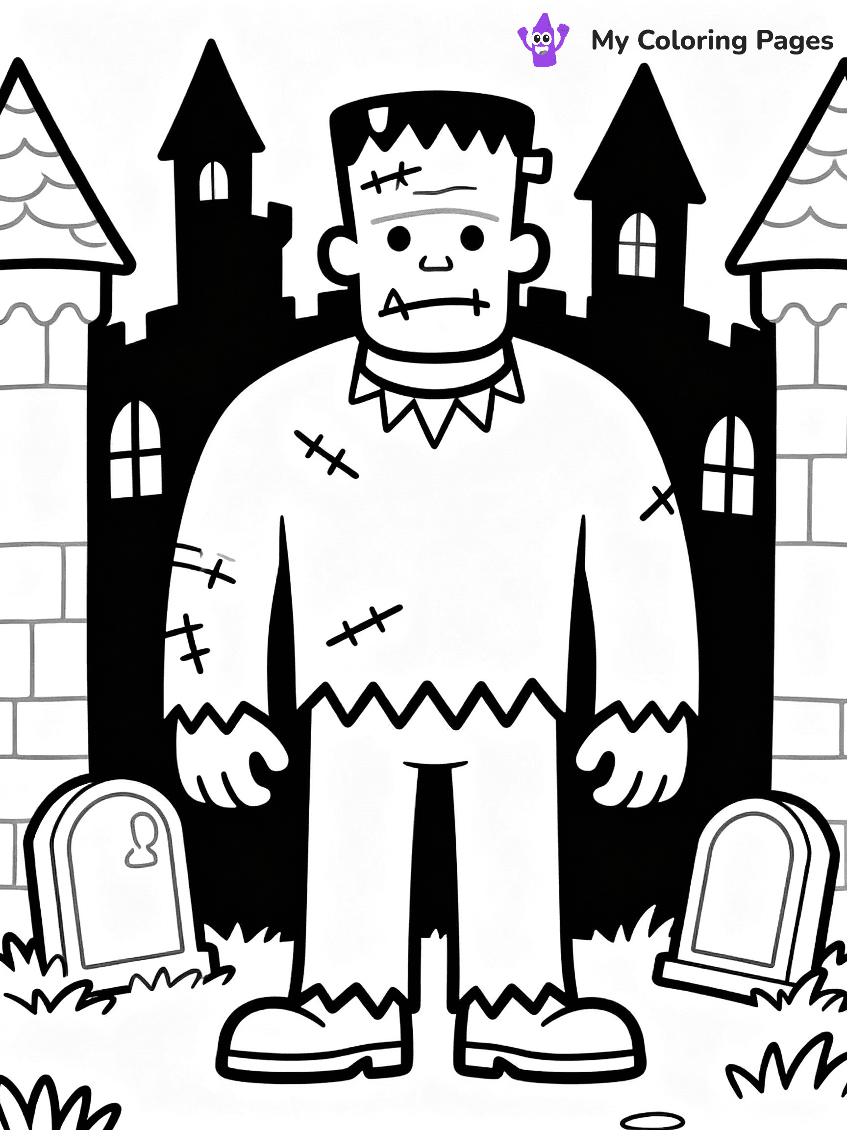 Frankenstein Coloring Pages - 28